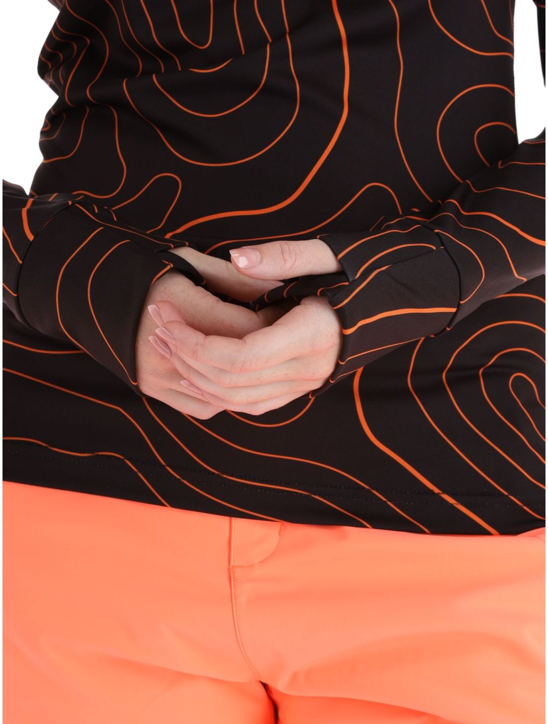 Poederbaas, Maps skipully dames Black Orange oranje, zwart 