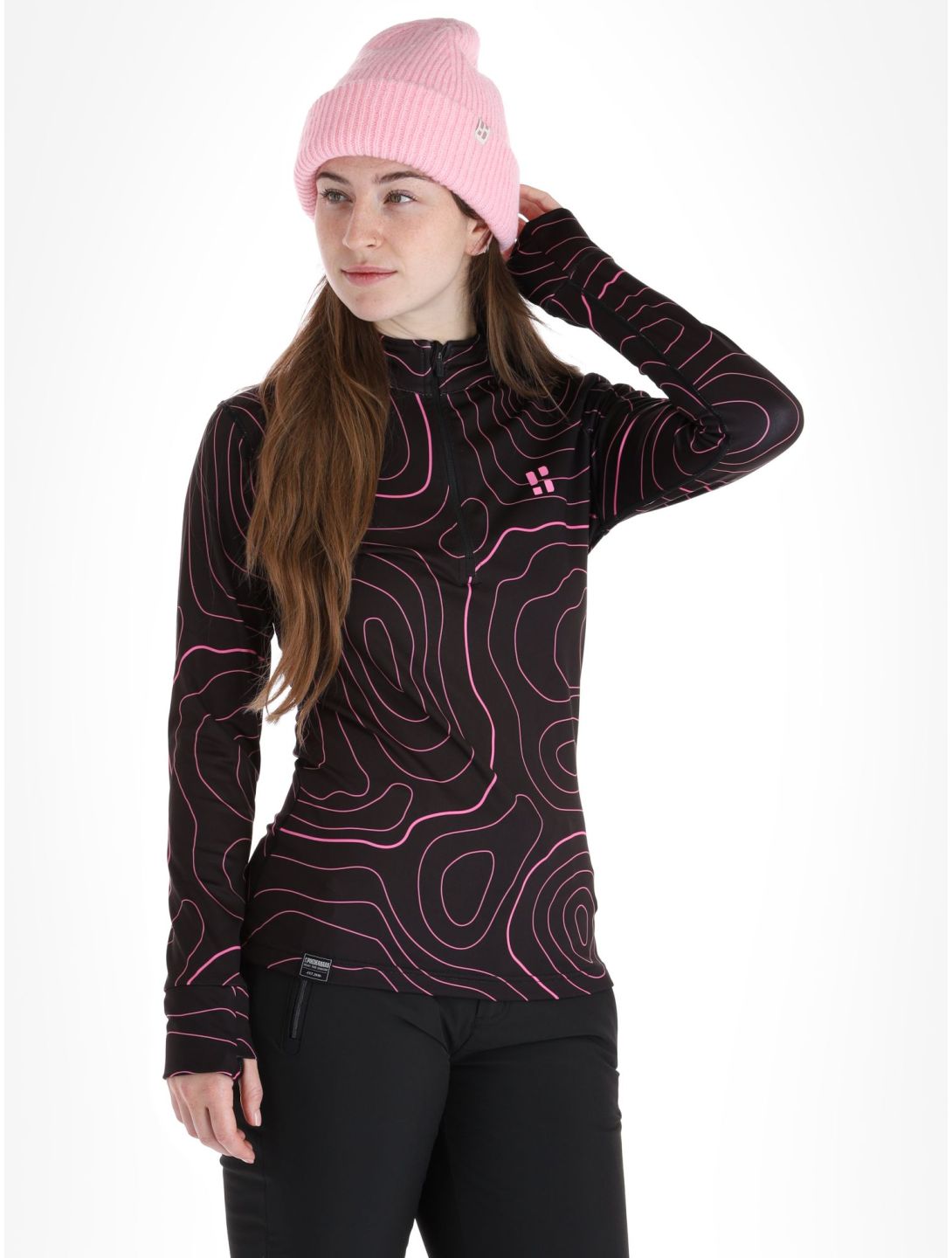 Poederbaas, Maps skipully dames Black Pink roze, zwart 