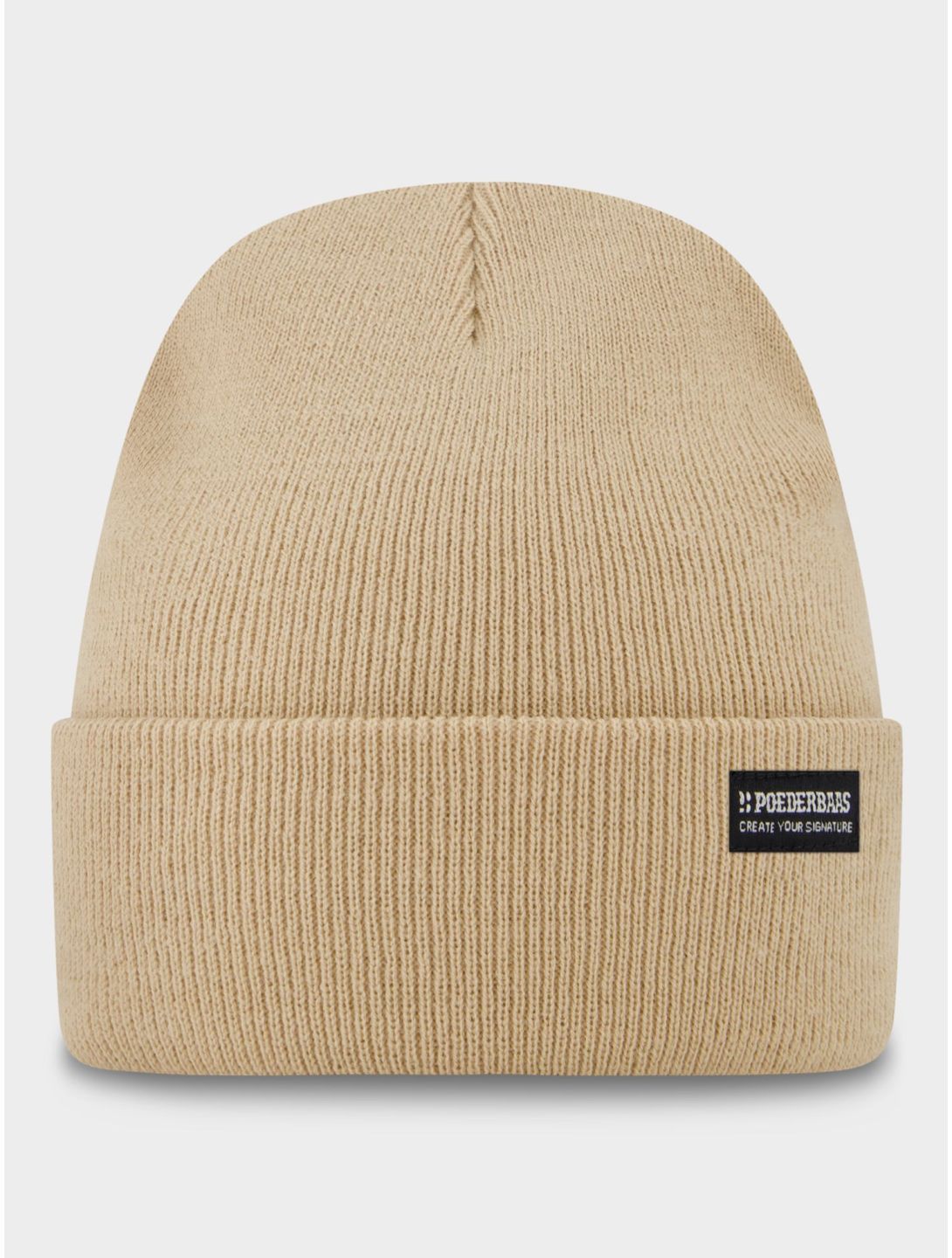 Poederbaas, Park Beanie muts unisex Bronze bruin 