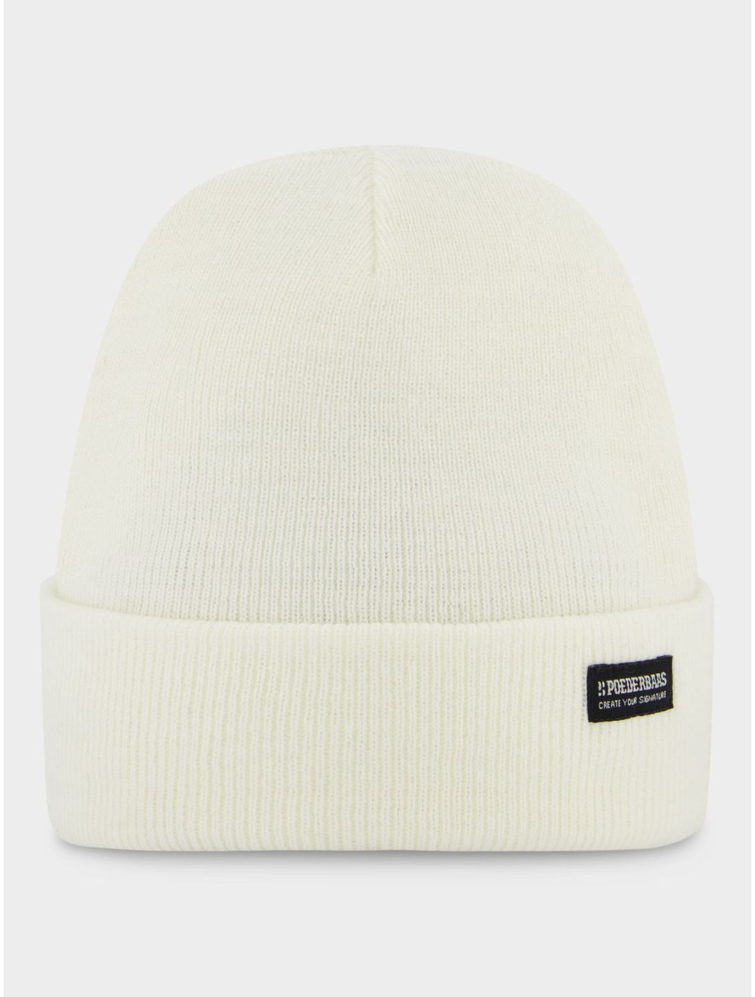 Poederbaas, Park Beanie muts unisex White wit 