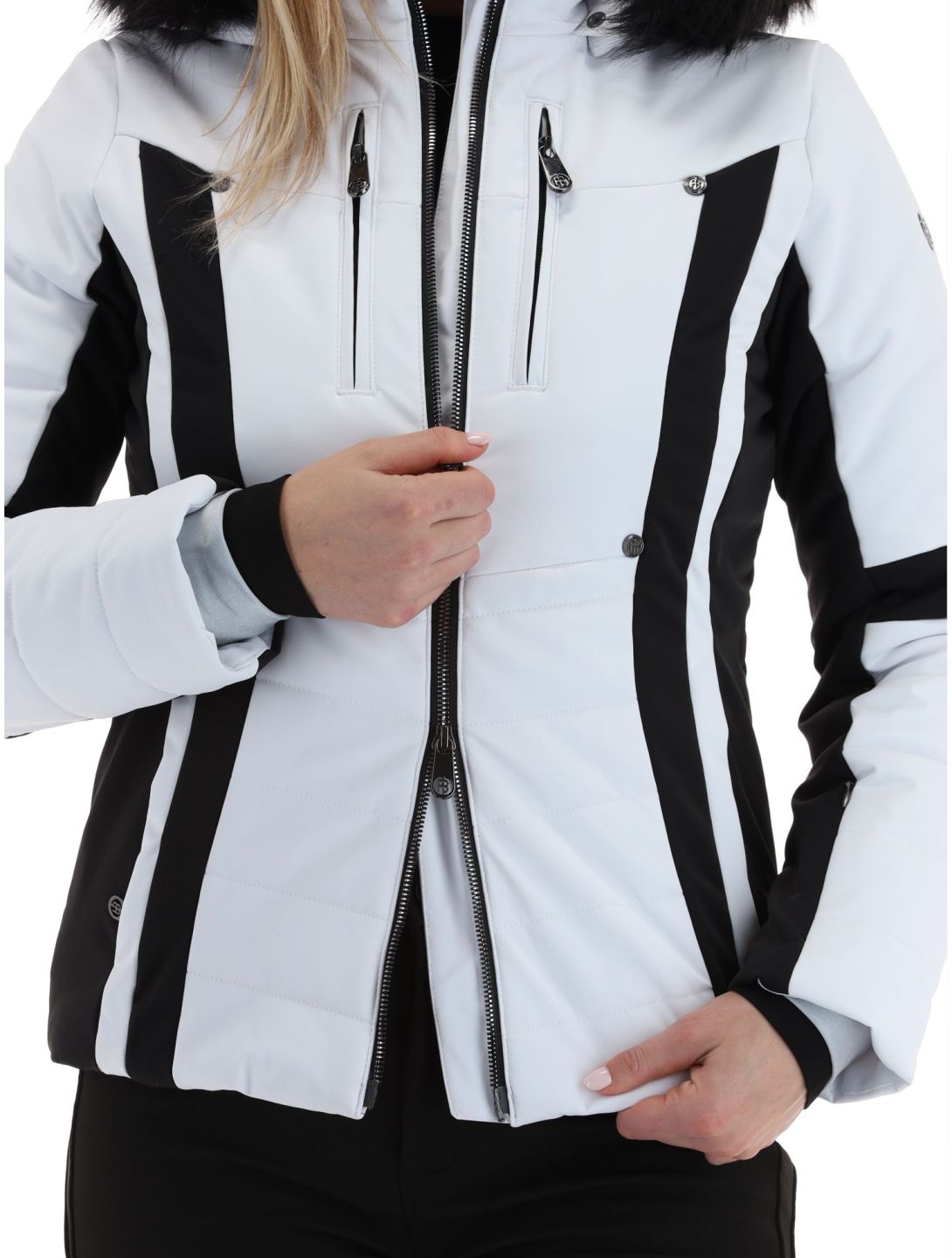 Poivre Blanc, Luxe Sport Line W23-0804-WO ski-jas dames White / Black wit, zwart 