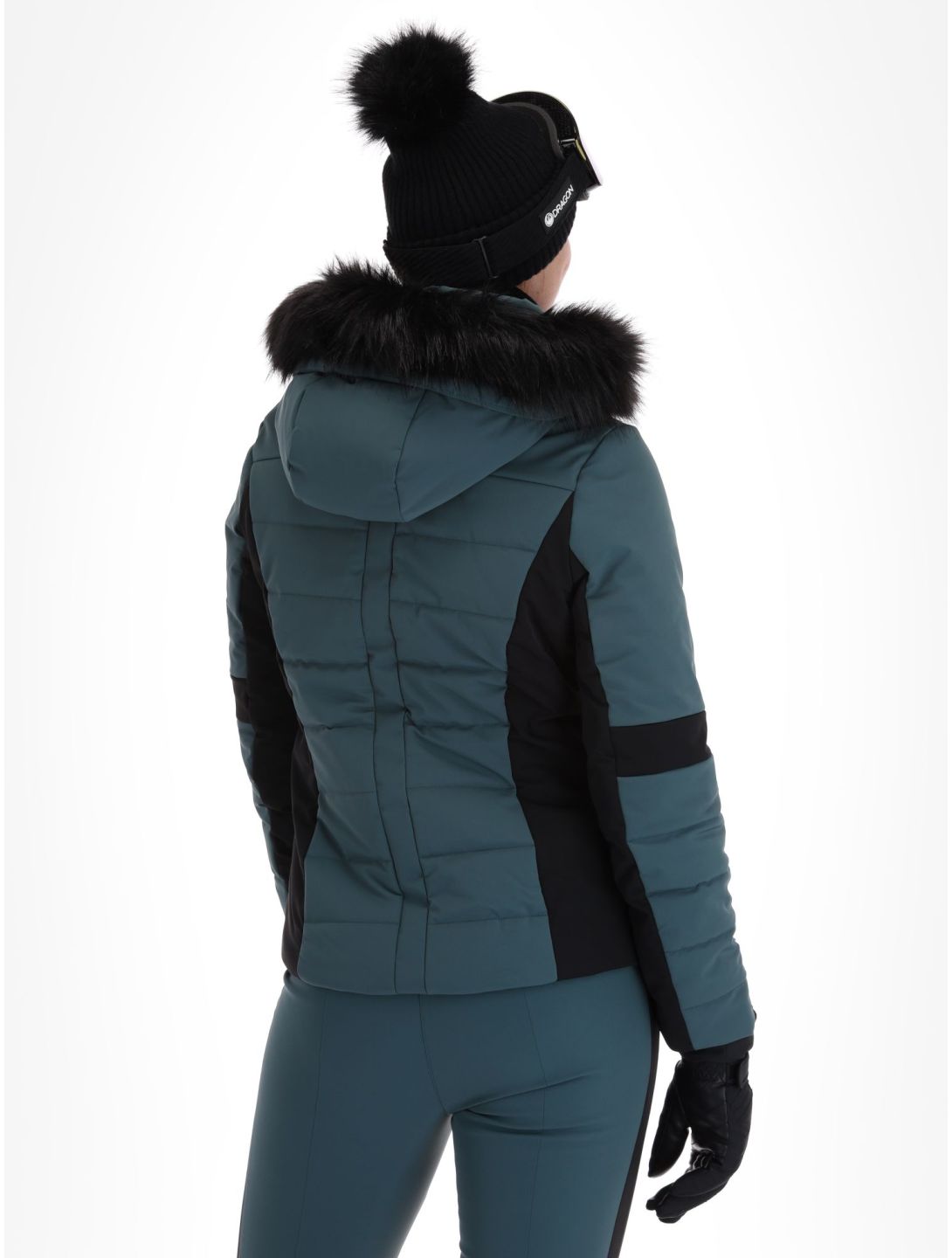 Poivre Blanc, Luxe Sport Line W23-0804-WO ski-jas dames Ever Green / Black groen, zwart 