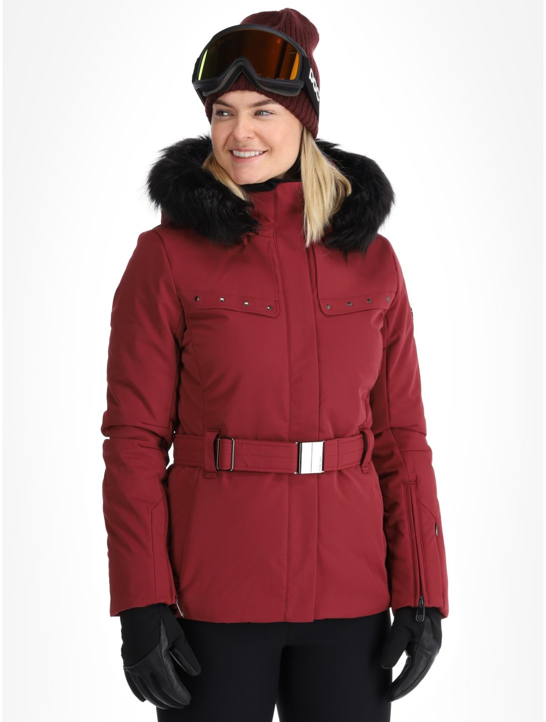 Poivre Blanc, Traditional 24PBH0801/WO ski-jas dames Burgundy Red rood 