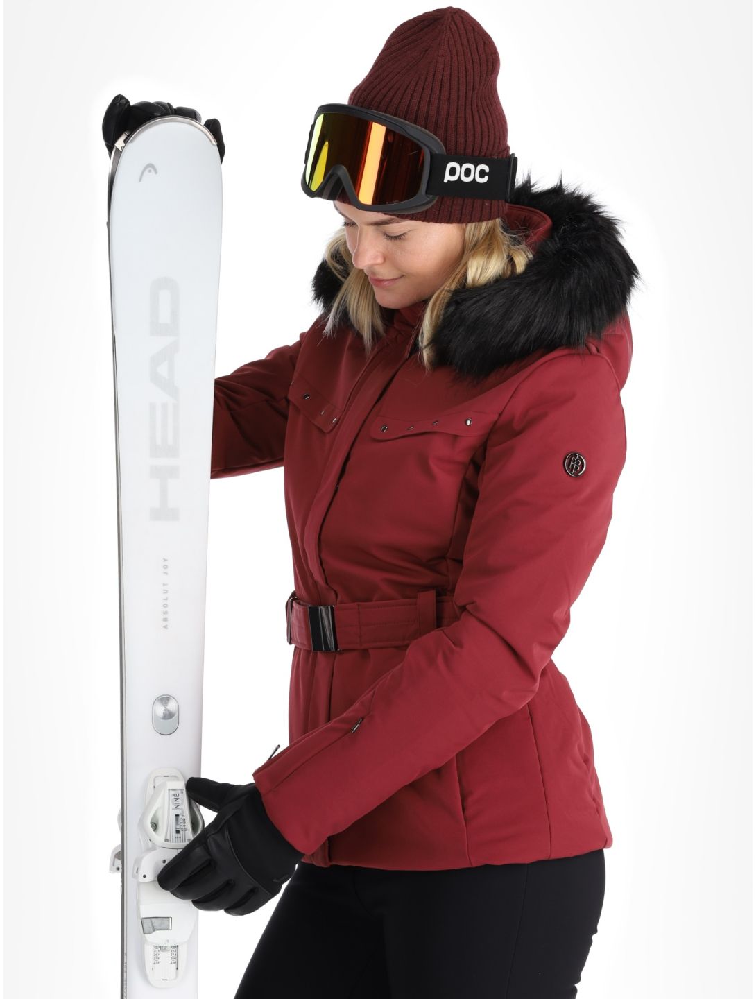 Poivre Blanc, Traditional 24PBH0801/WO ski-jas dames Burgundy Red rood 