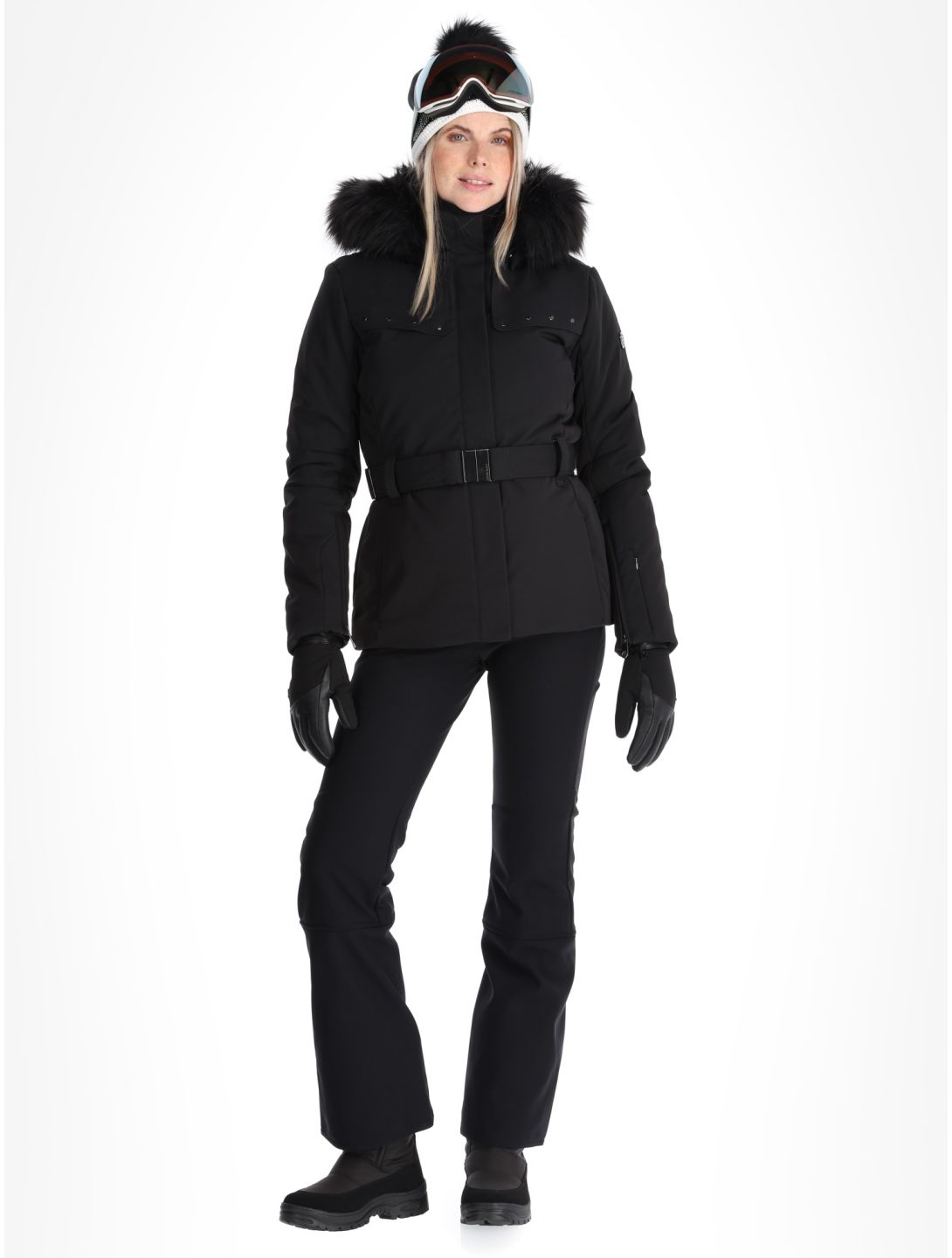 Poivre Blanc, Traditional 24PBH0801/WO ski-jas dames Black zwart 