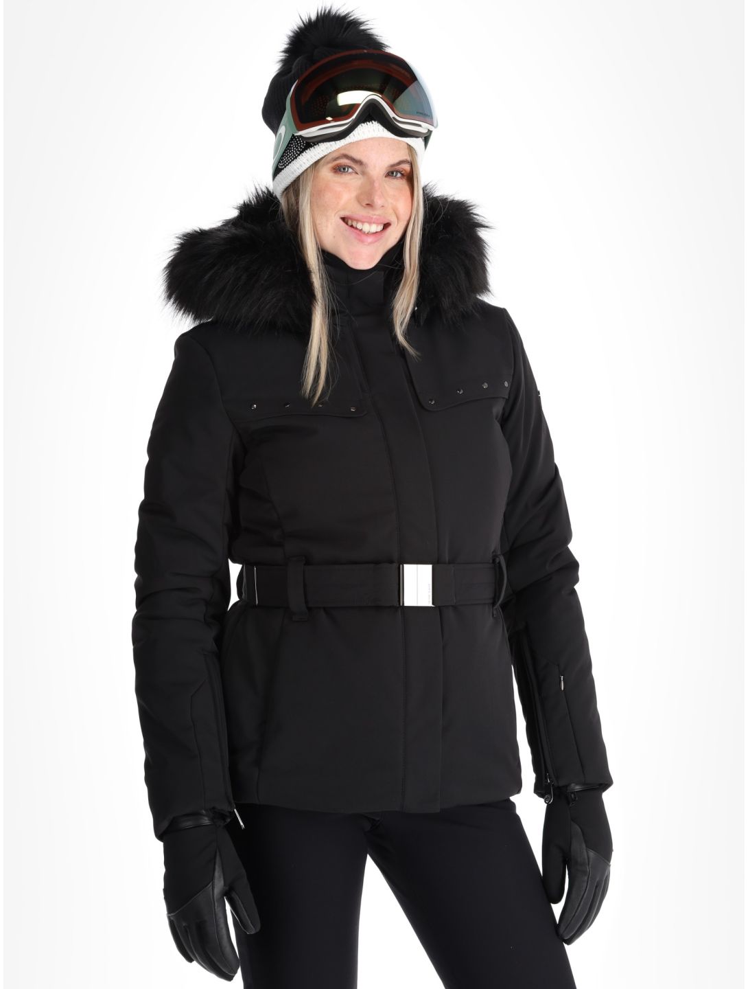 Poivre Blanc, Traditional 24PBH0801/WO ski-jas dames Black zwart 