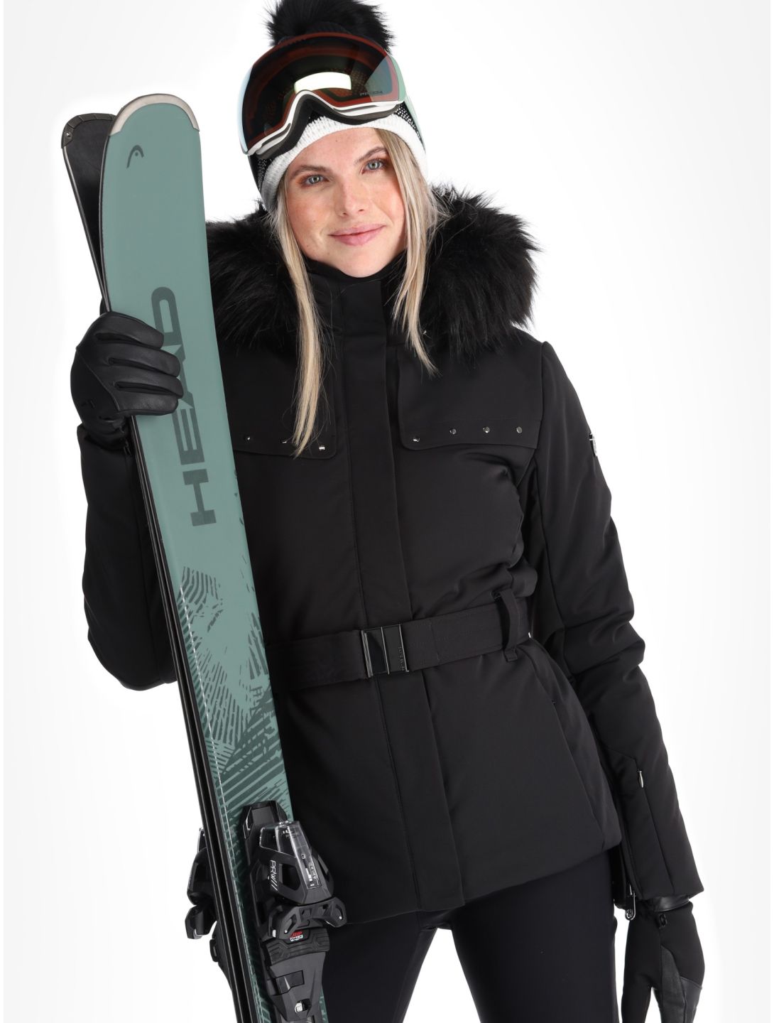 Poivre Blanc, Traditional 24PBH0801/WO ski-jas dames Black zwart 