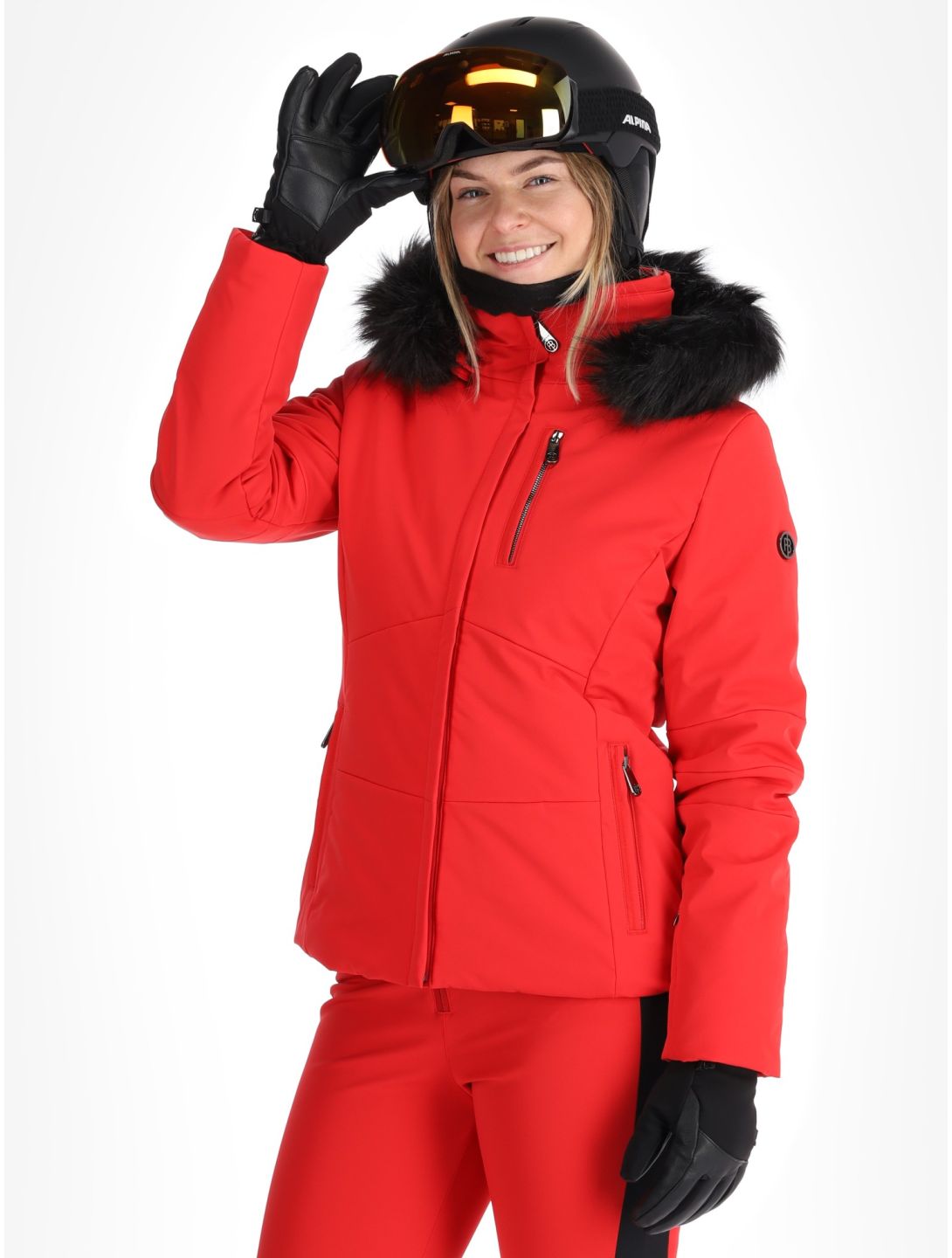 Poivre Blanc, Traditional 24PBH0802/WO ski-jas dames Scarlet Red rood 