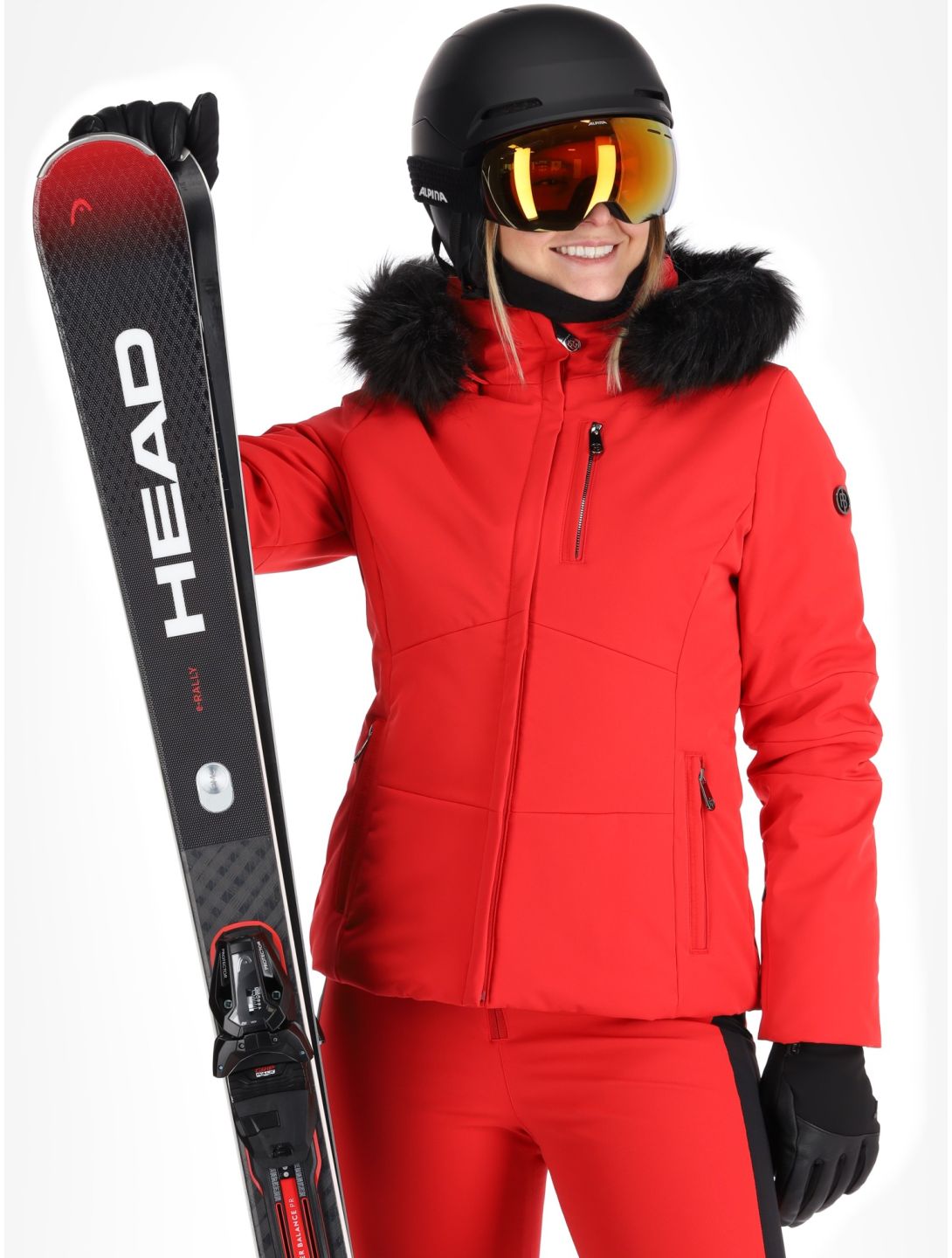 Poivre Blanc, Traditional 24PBH0802/WO ski-jas dames Scarlet Red rood 