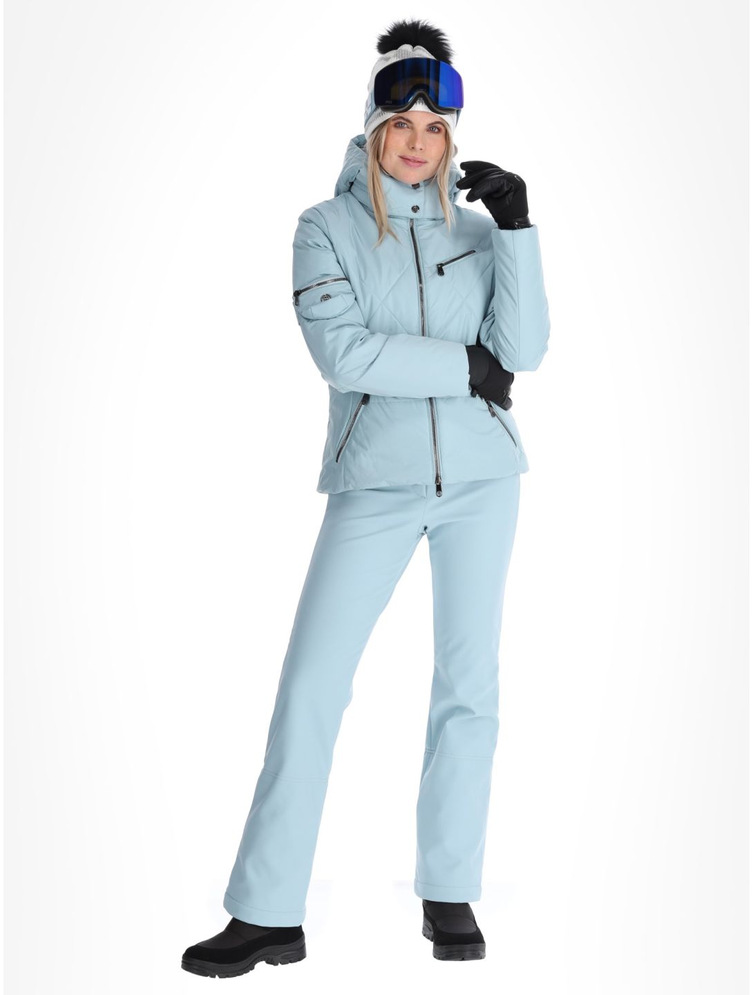 Poivre Blanc, Traditional 24PBH1002/WO ski-jas dames Aloe Blue blauw 