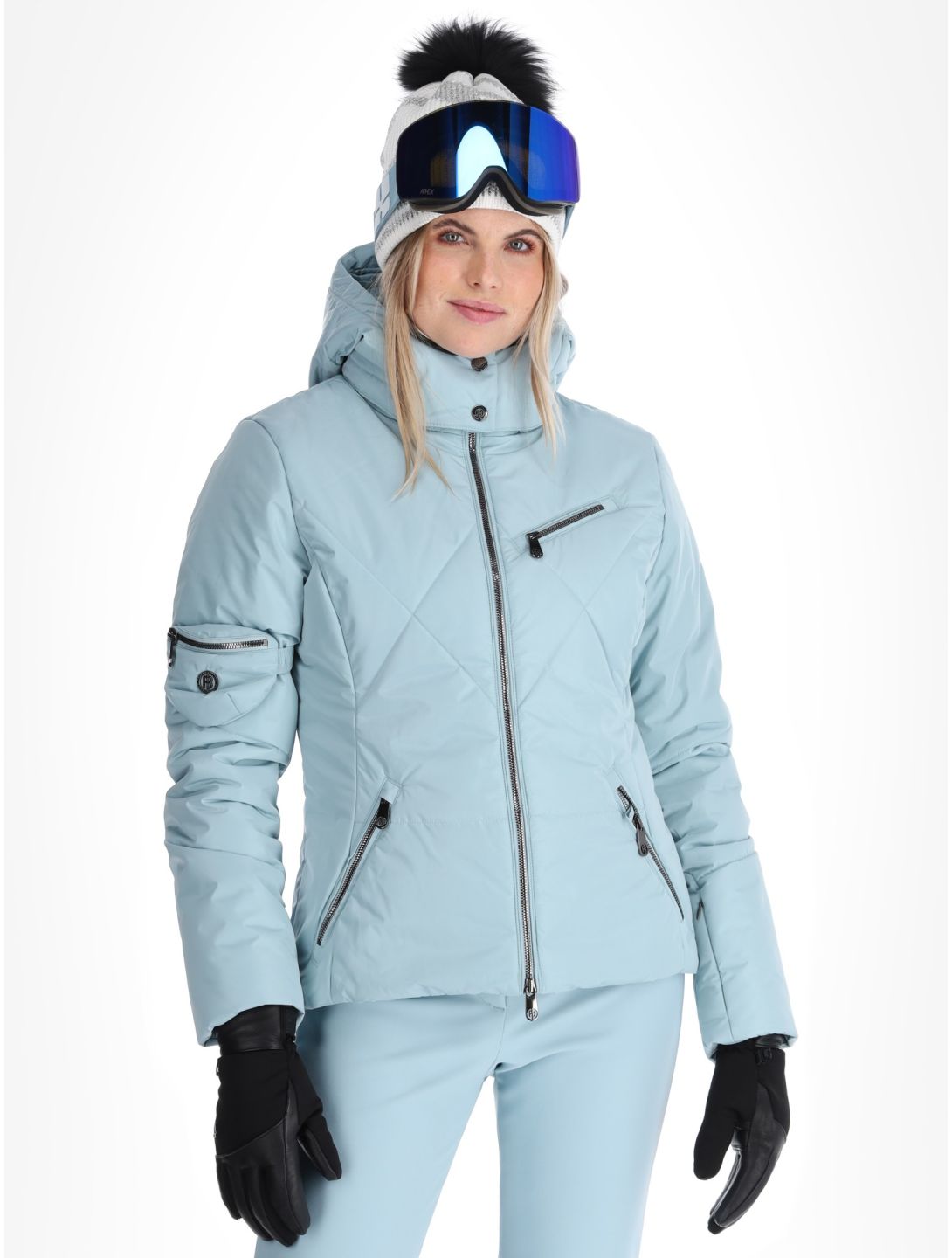 Poivre Blanc, Traditional 24PBH1002/WO ski-jas dames Aloe Blue blauw 