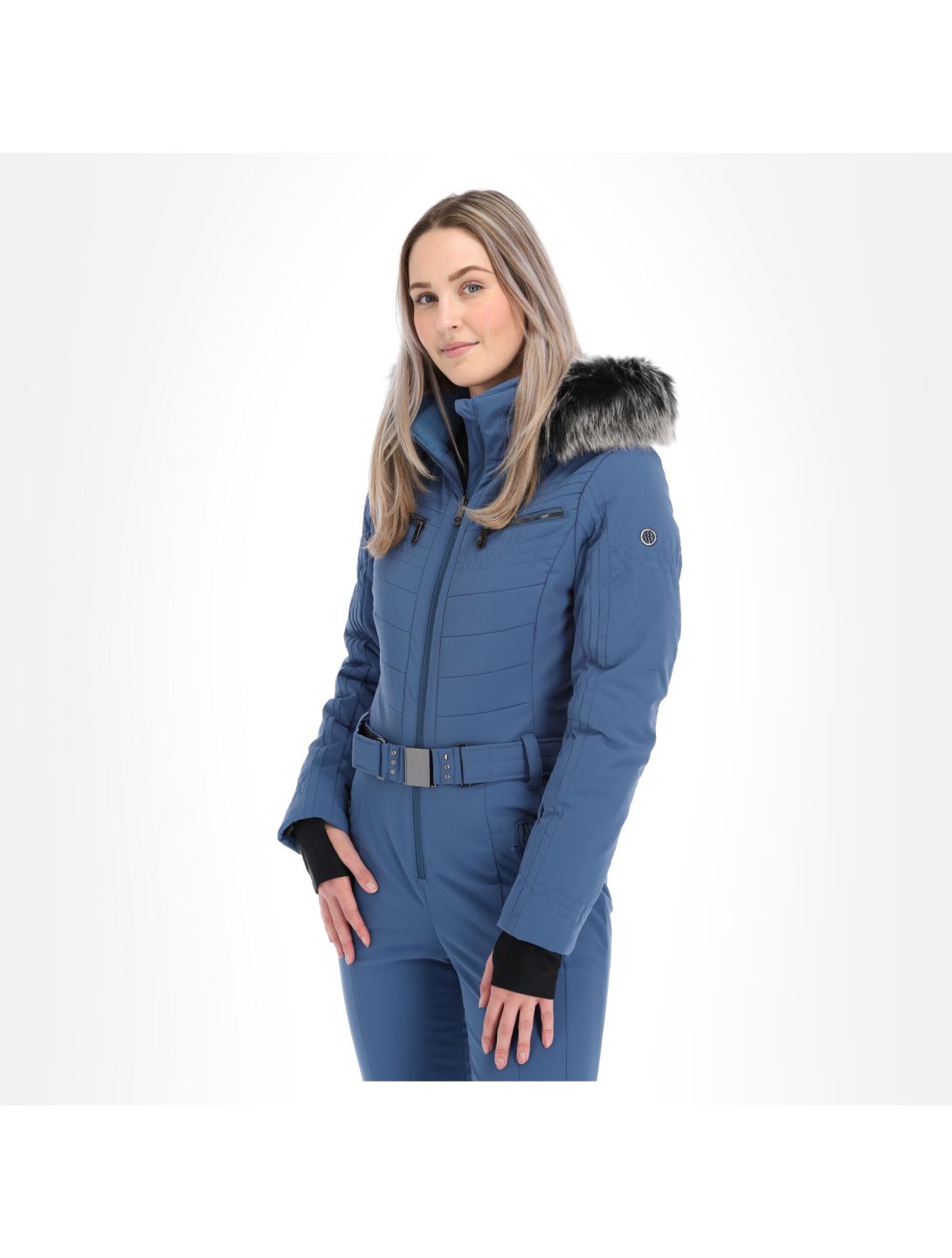 Poivre Blanc, W20-0830-Wo/A DA Ski-overall slim fit dames twlight Blauw