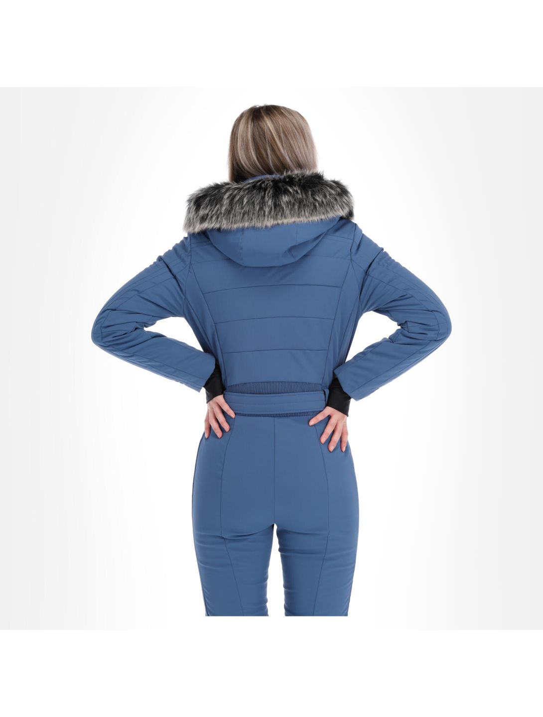 Poivre Blanc, W20-0830-Wo/A DA Ski-overall slim fit dames twlight Blauw