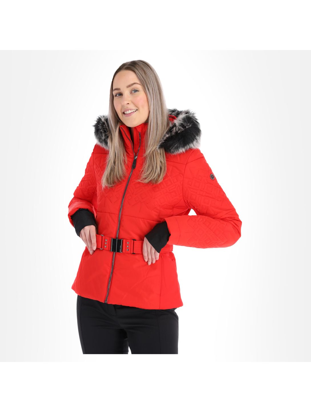 Poivre Blanc, W20-1003-Wo/A ski-jas slim fit dames scarlet Rood