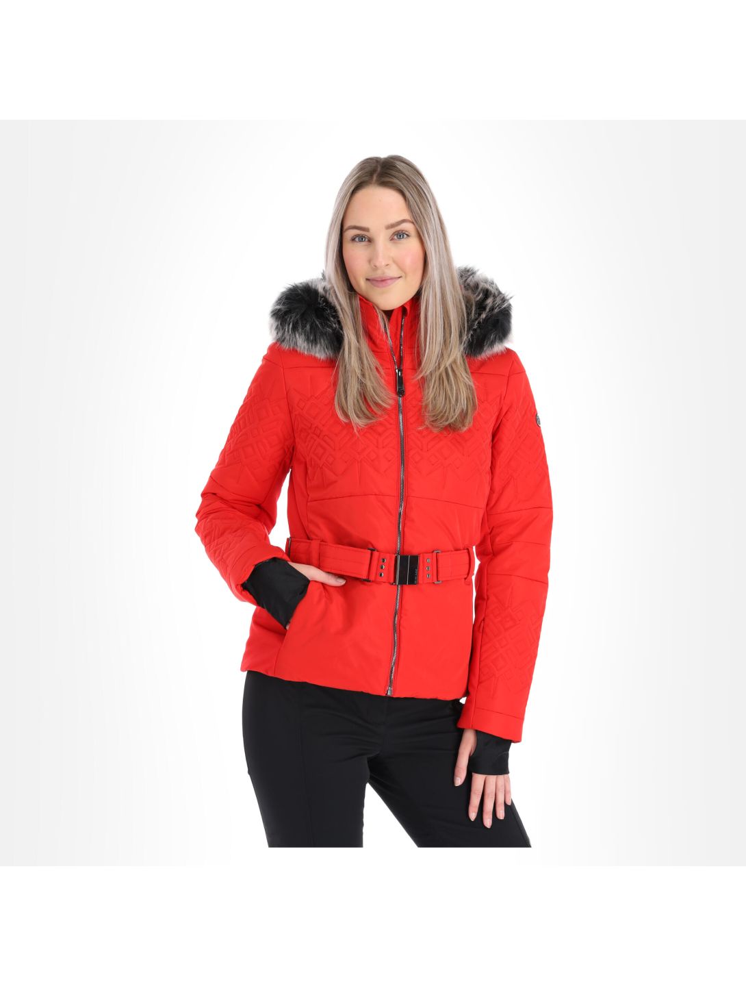 Poivre Blanc, W20-1003-Wo/A ski-jas slim fit dames scarlet Rood