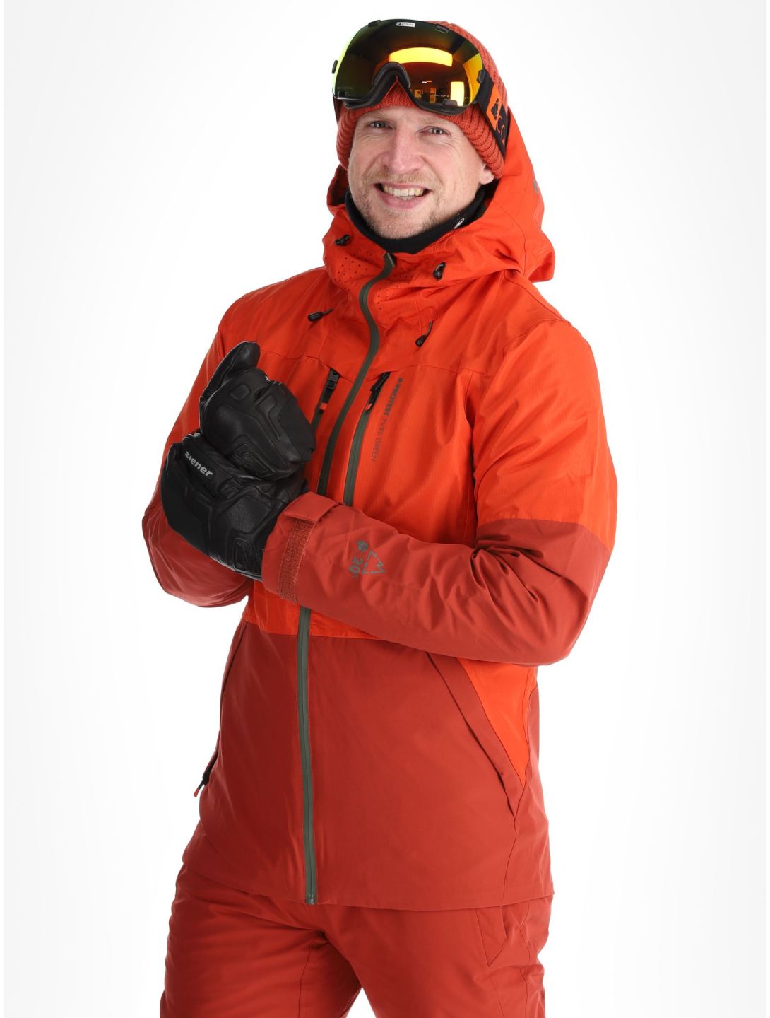 Protest, PRTBAKIE ski-jas heren Burnt Orange oranje, rood 