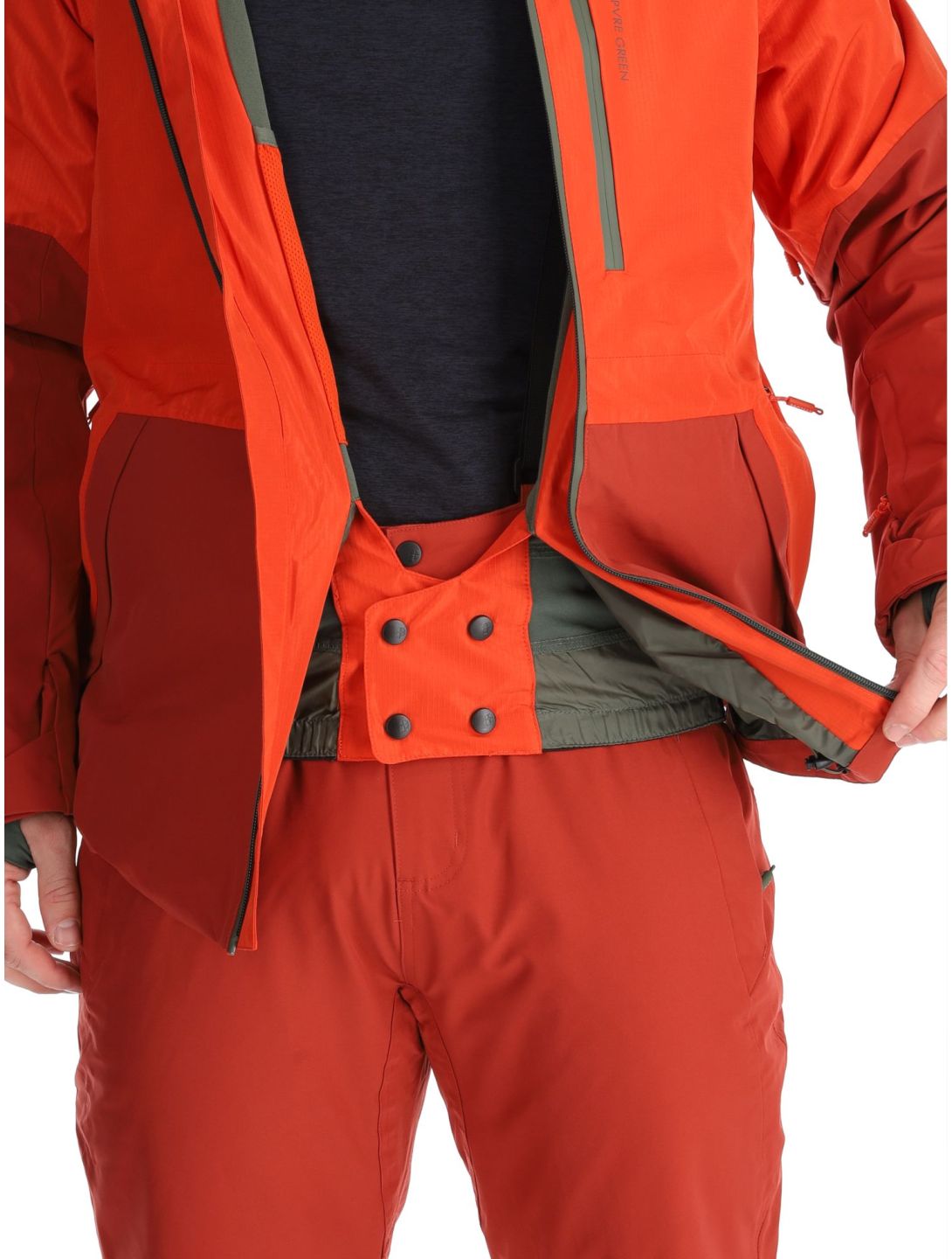 Protest, PRTBAKIE ski-jas heren Burnt Orange oranje, rood 