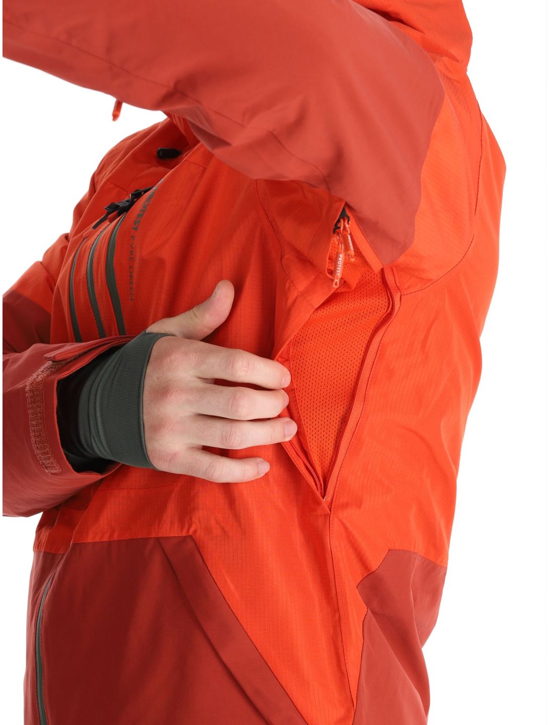 Protest, PRTBAKIE ski-jas heren Burnt Orange oranje, rood 