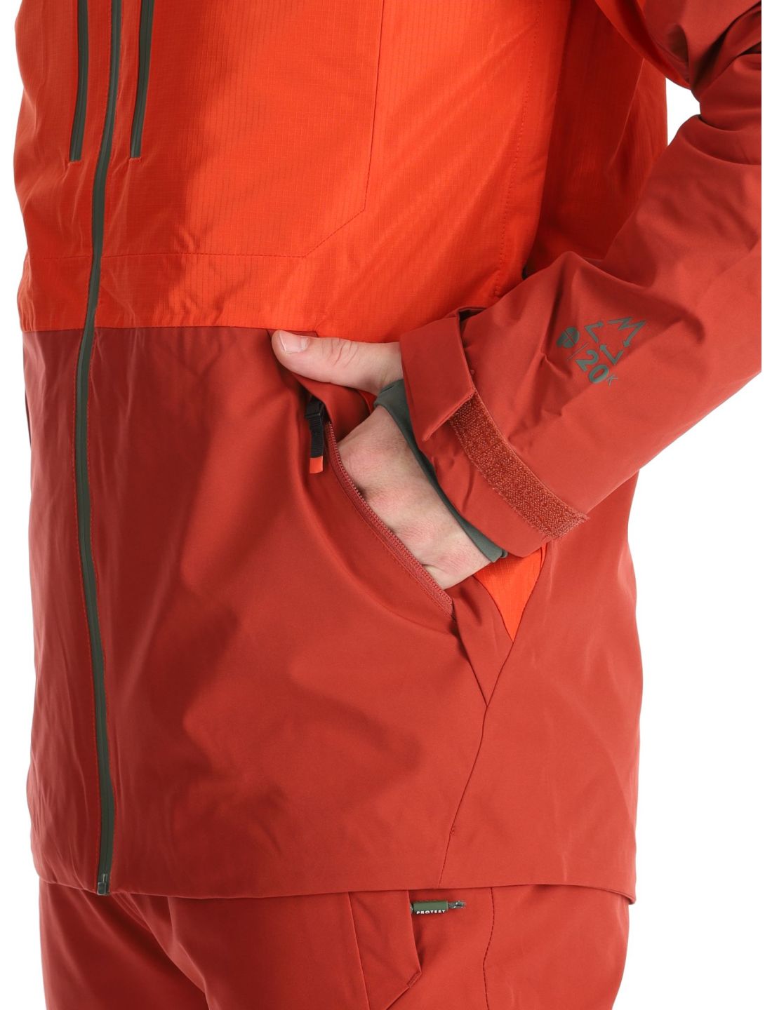 Protest, PRTBAKIE ski-jas heren Burnt Orange oranje, rood 