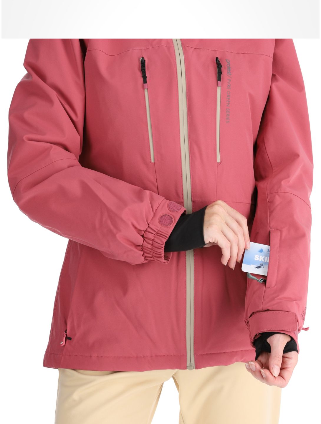 Protest, PRTBEVERLY ski-jas dames Rose Dust roze 