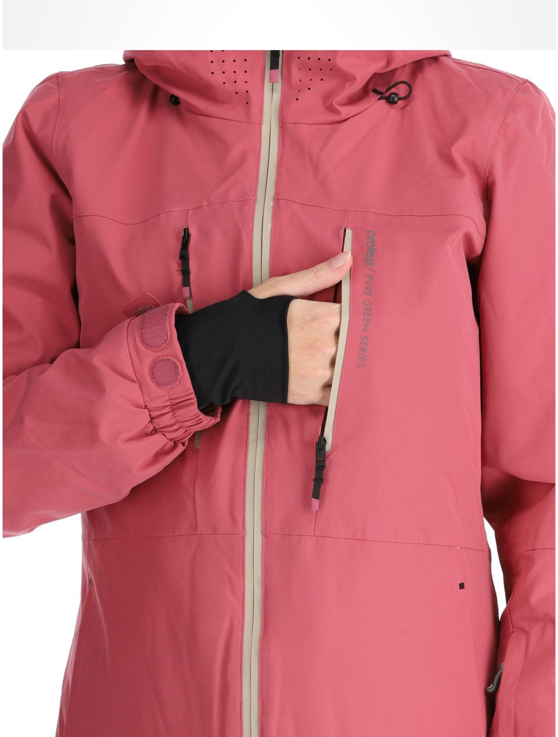 Protest, PRTBEVERLY ski-jas dames Rose Dust roze 