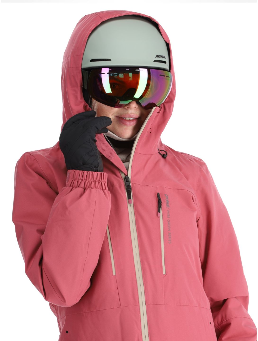 Protest, PRTBEVERLY ski-jas dames Rose Dust roze 