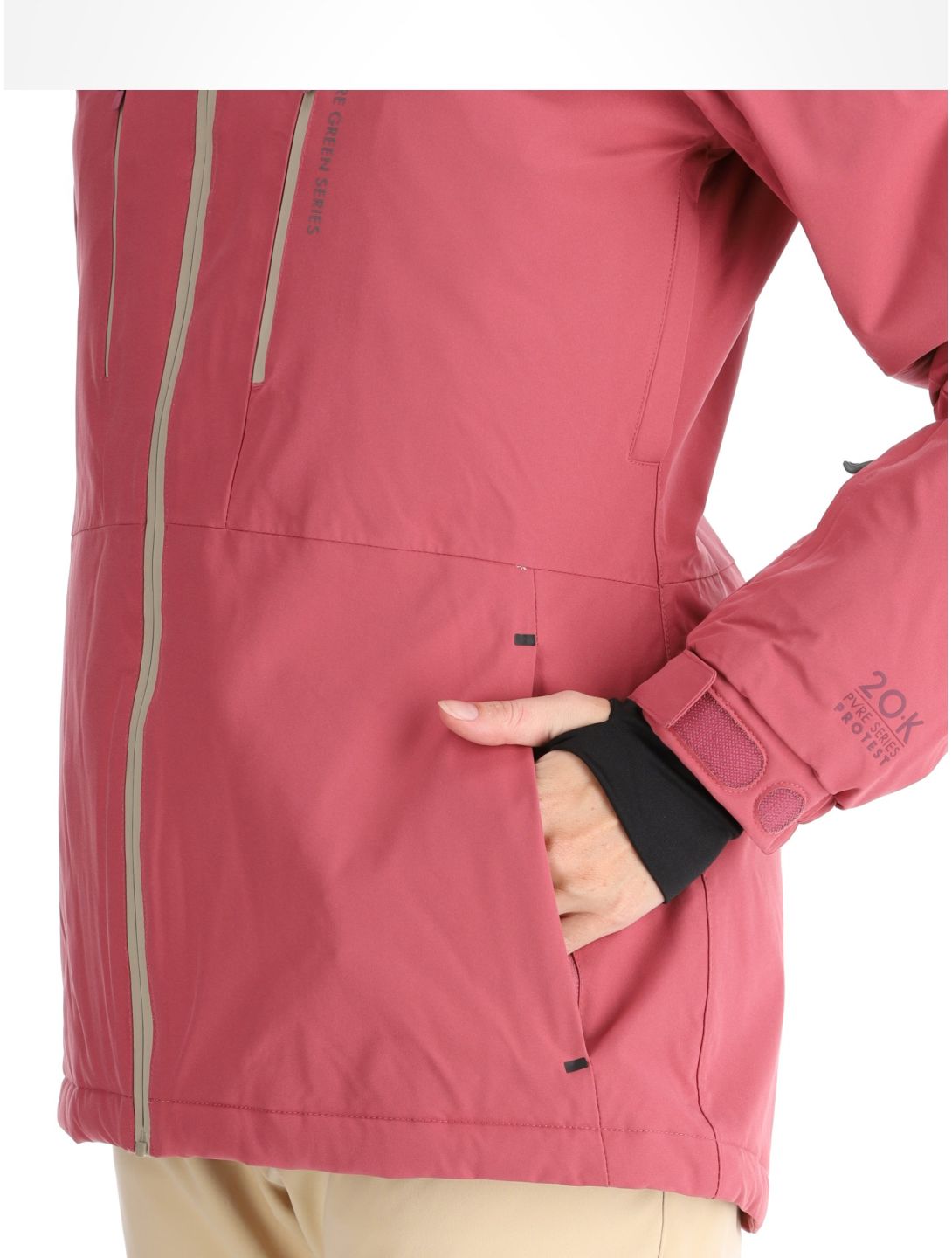 Protest, PRTBEVERLY ski-jas dames Rose Dust roze 