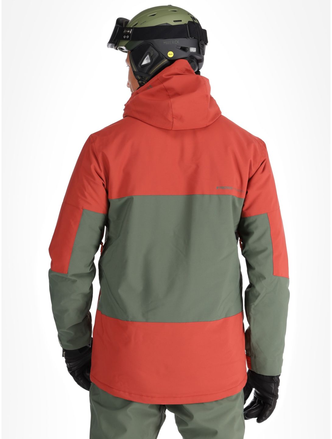 Protest, PRTDAZZLE ski-jas heren Barn Red groen, rood 