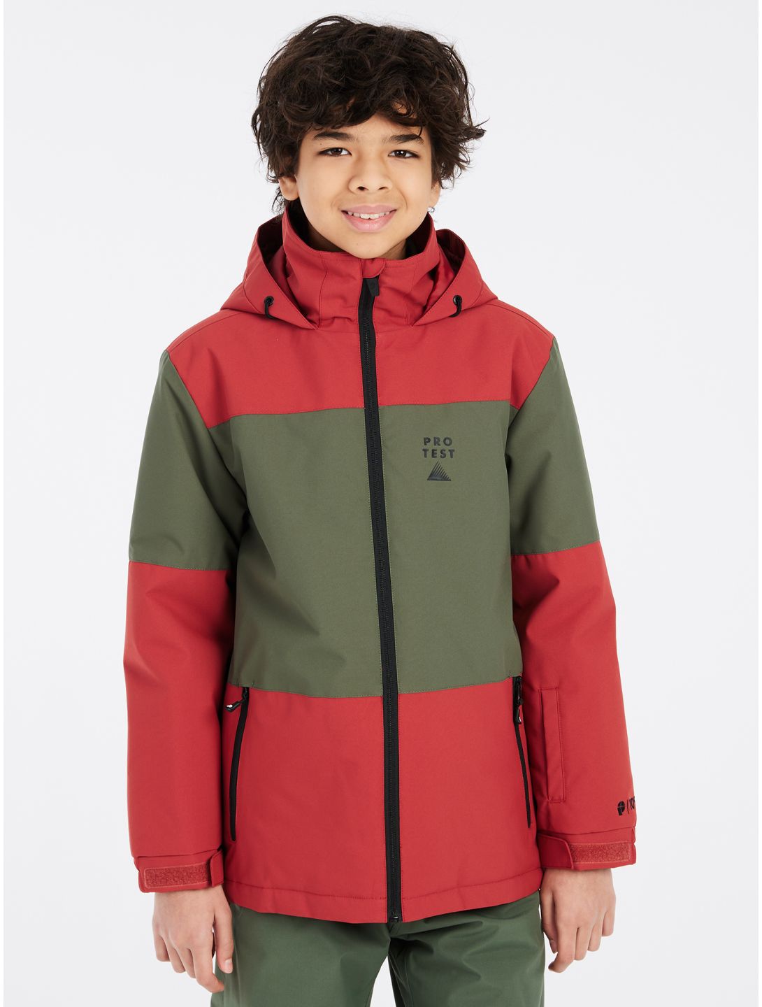 Protest, PRTDECKS JR ski-jas kinderen Barn Red groen, rood 