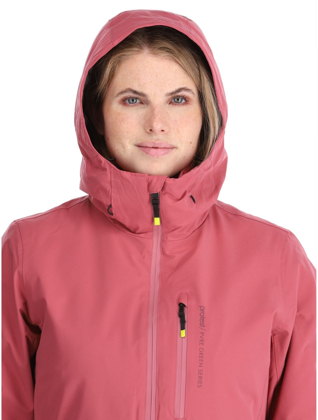 Protest, PRTDISK ski-jas dames Rose Dust groen, roze 