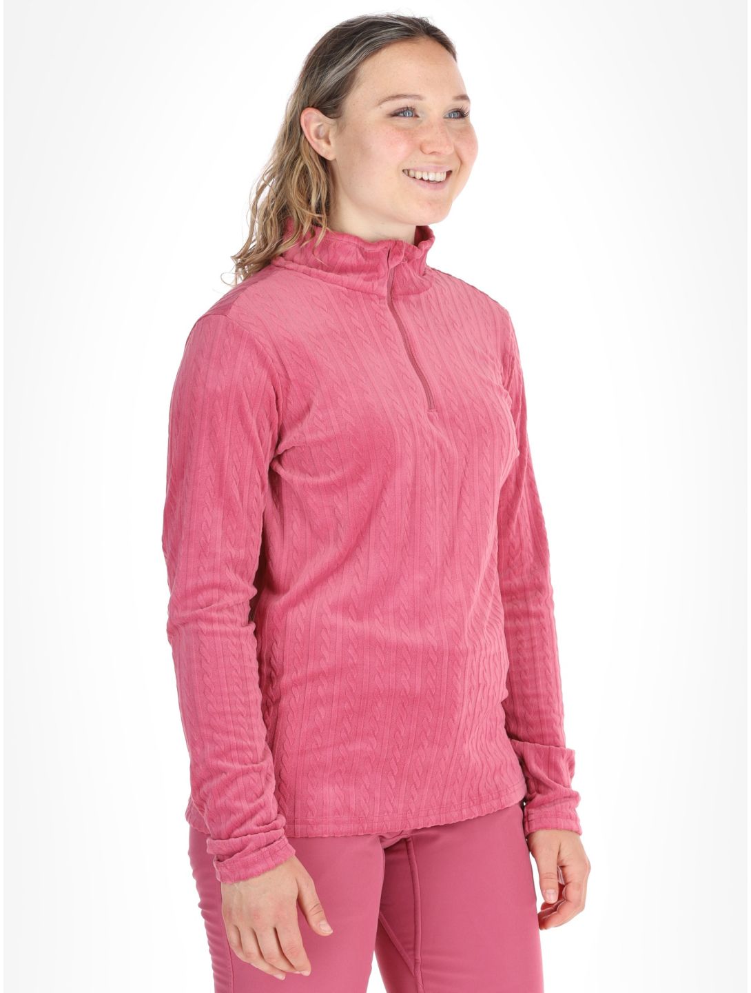 Protest, PRTGAIL 1/4 zip skipully dames Rose Dust roze 