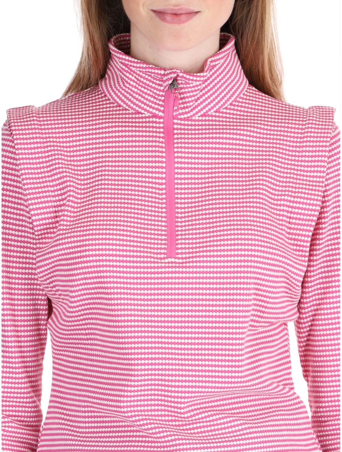 Protest, PRTIVORY 1/4 zip skipully dames Foxy Pink roze 