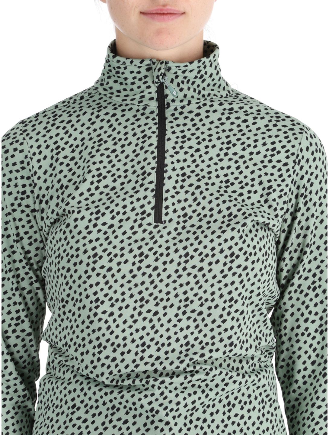 Protest, PRTKACEY 1/4 zip skipully dames Green Baygreen groen 