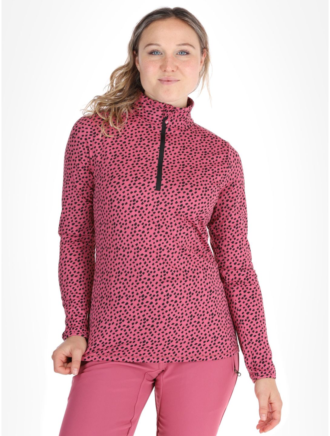 Protest, PRTKACEY 1/4 zip skipully dames Rose Dust roze 