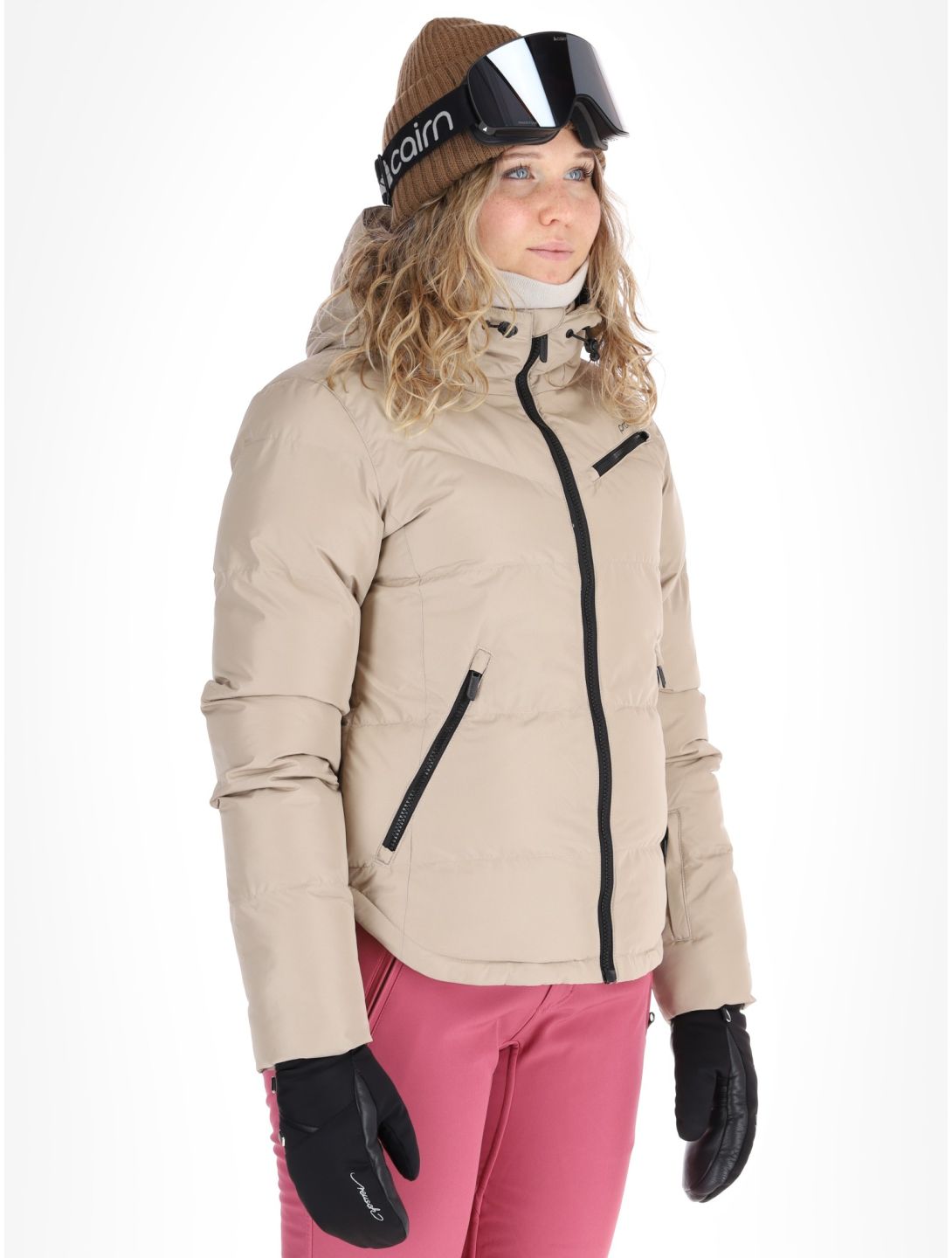 Protest, PRTLUCID ski-jas dames Bamboo Beige beige 