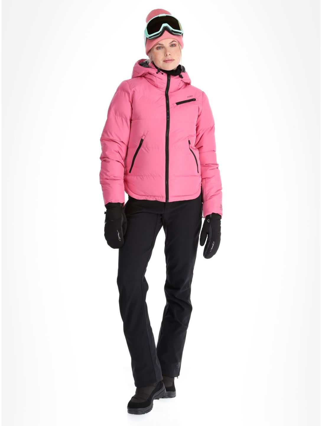 Protest, PRTLUCID ski-jas dames Foxy Pink roze 