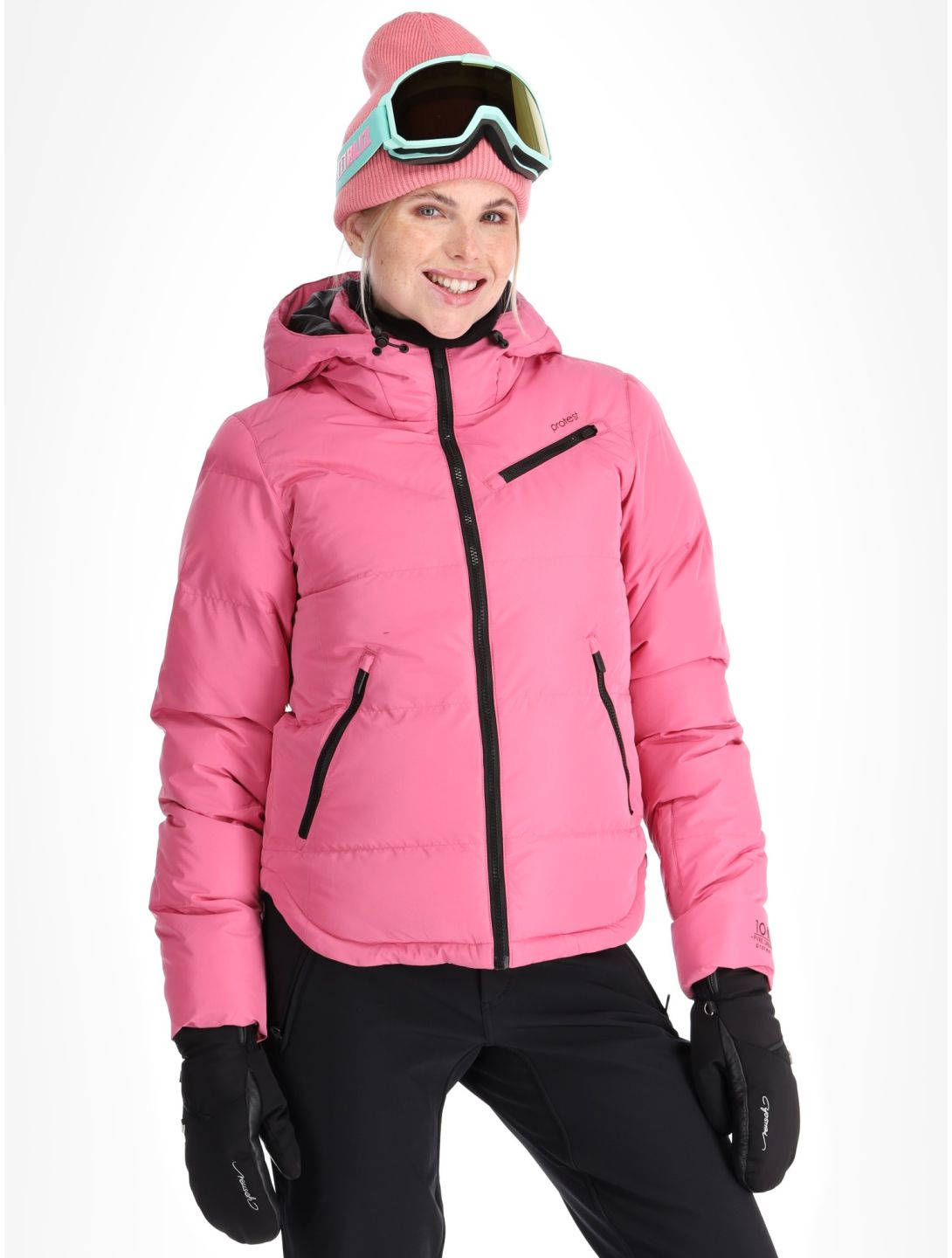 Protest, PRTLUCID ski-jas dames Foxy Pink roze 