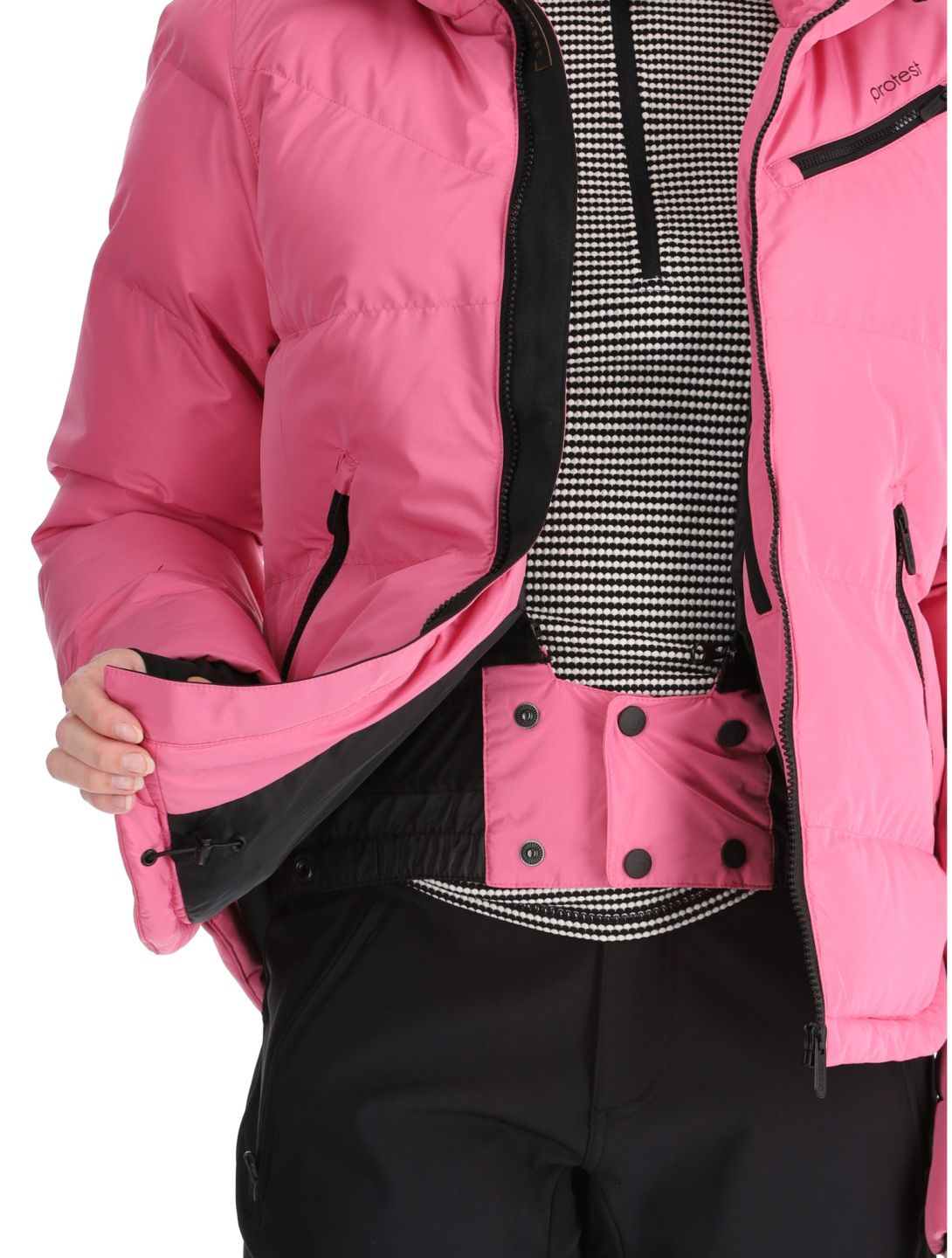 Protest, PRTLUCID ski-jas dames Foxy Pink roze 