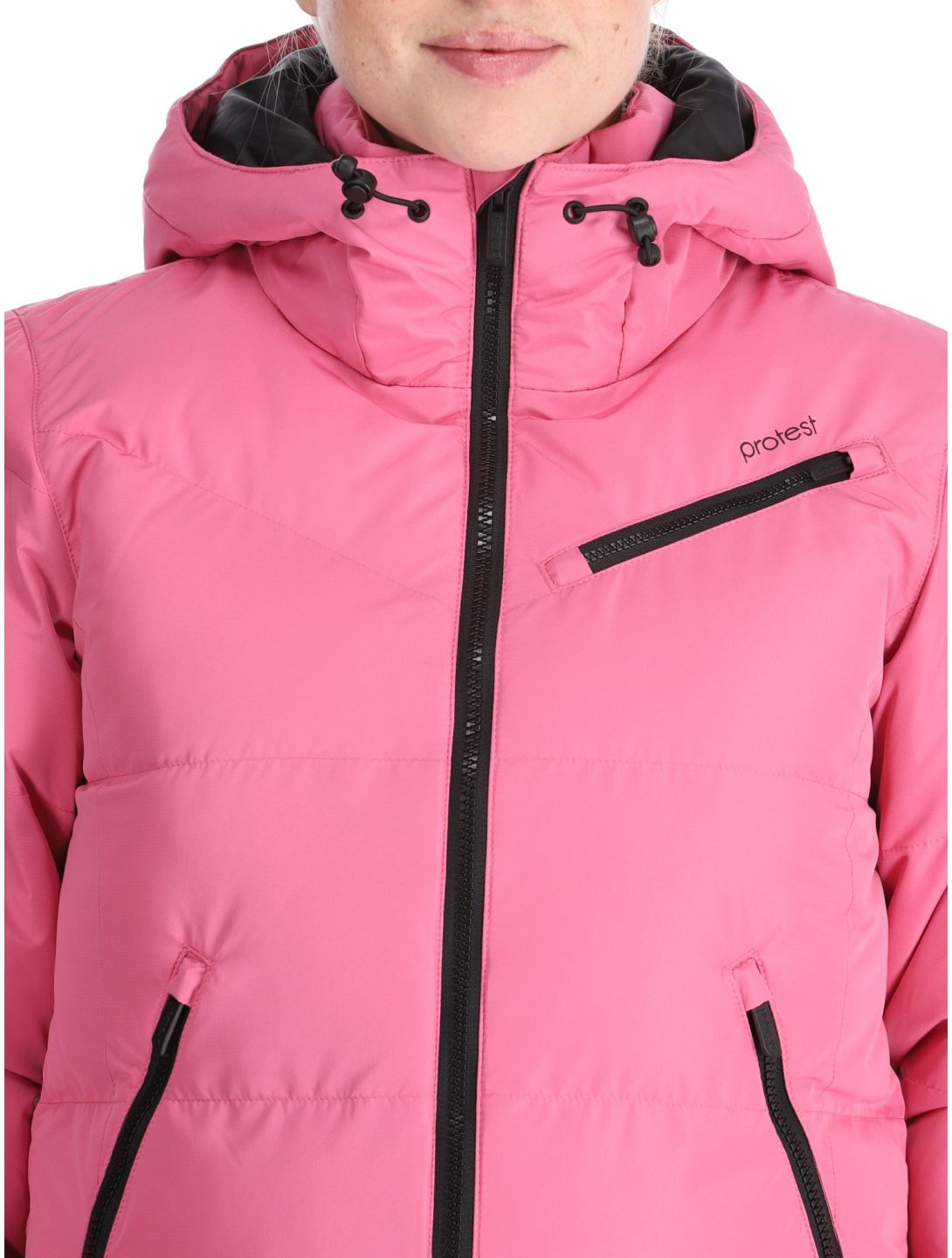 Protest, PRTLUCID ski-jas dames Foxy Pink roze 