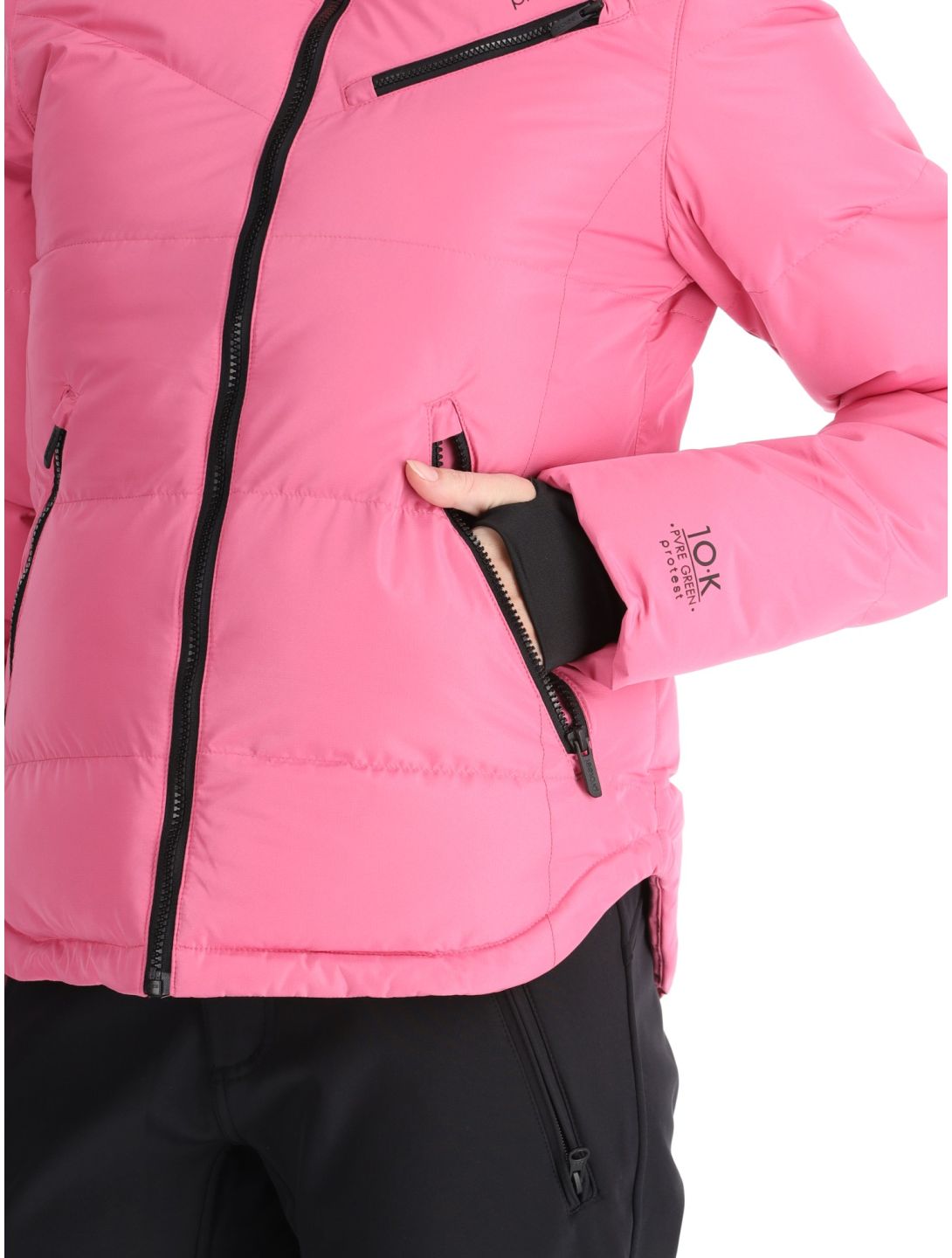 Protest, PRTLUCID ski-jas dames Foxy Pink roze 