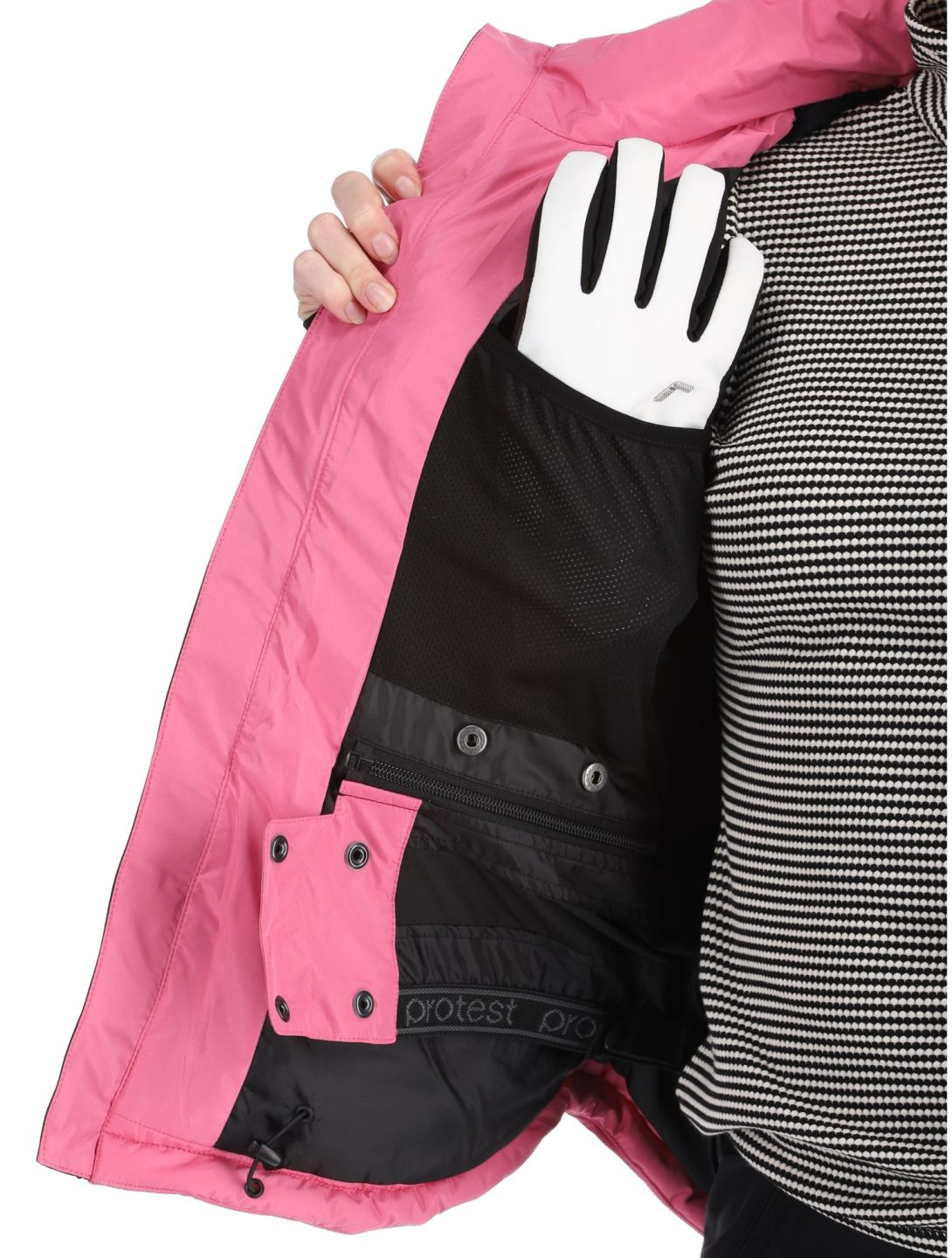 Protest, PRTLUCID ski-jas dames Foxy Pink roze 