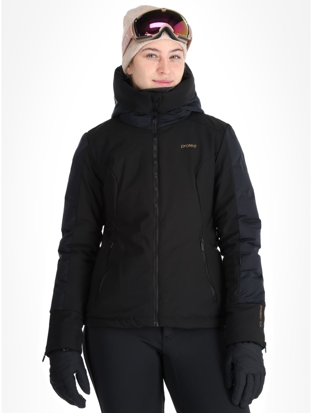 Protest, PRTMERCURY ski-jas dames True Black zwart 