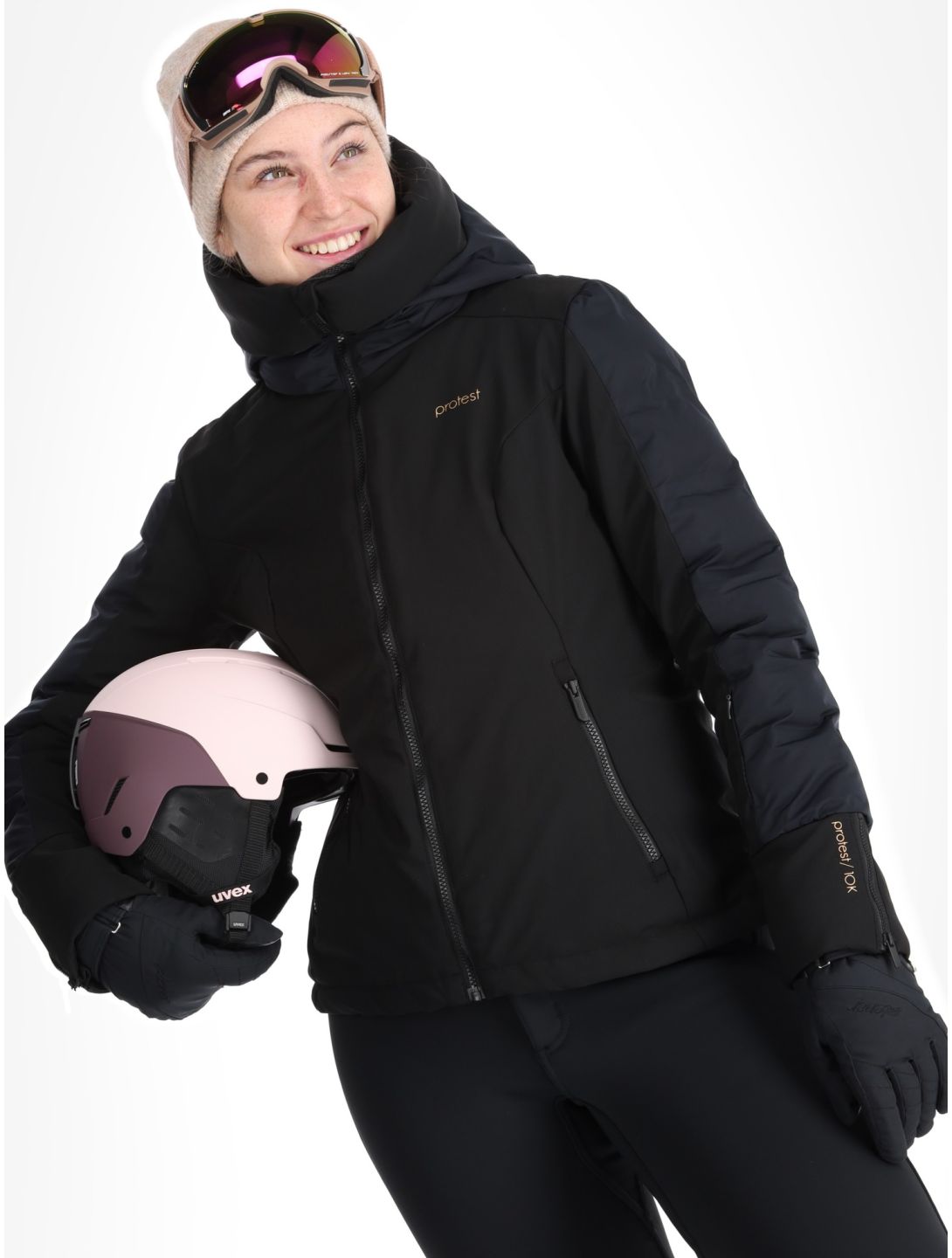 Protest, PRTMERCURY ski-jas dames True Black zwart 