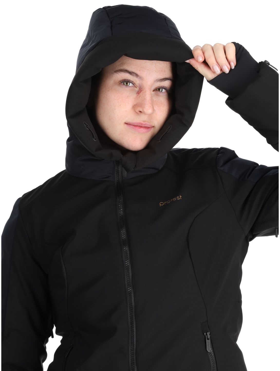 Protest, PRTMERCURY ski-jas dames True Black zwart 