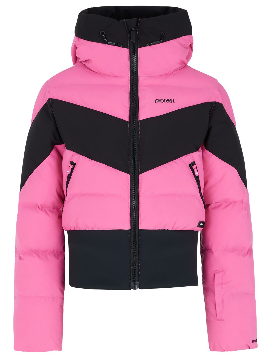 Protest, PRTMILOU JR ski-jas kinderen Foxy Pink roze, zwart 