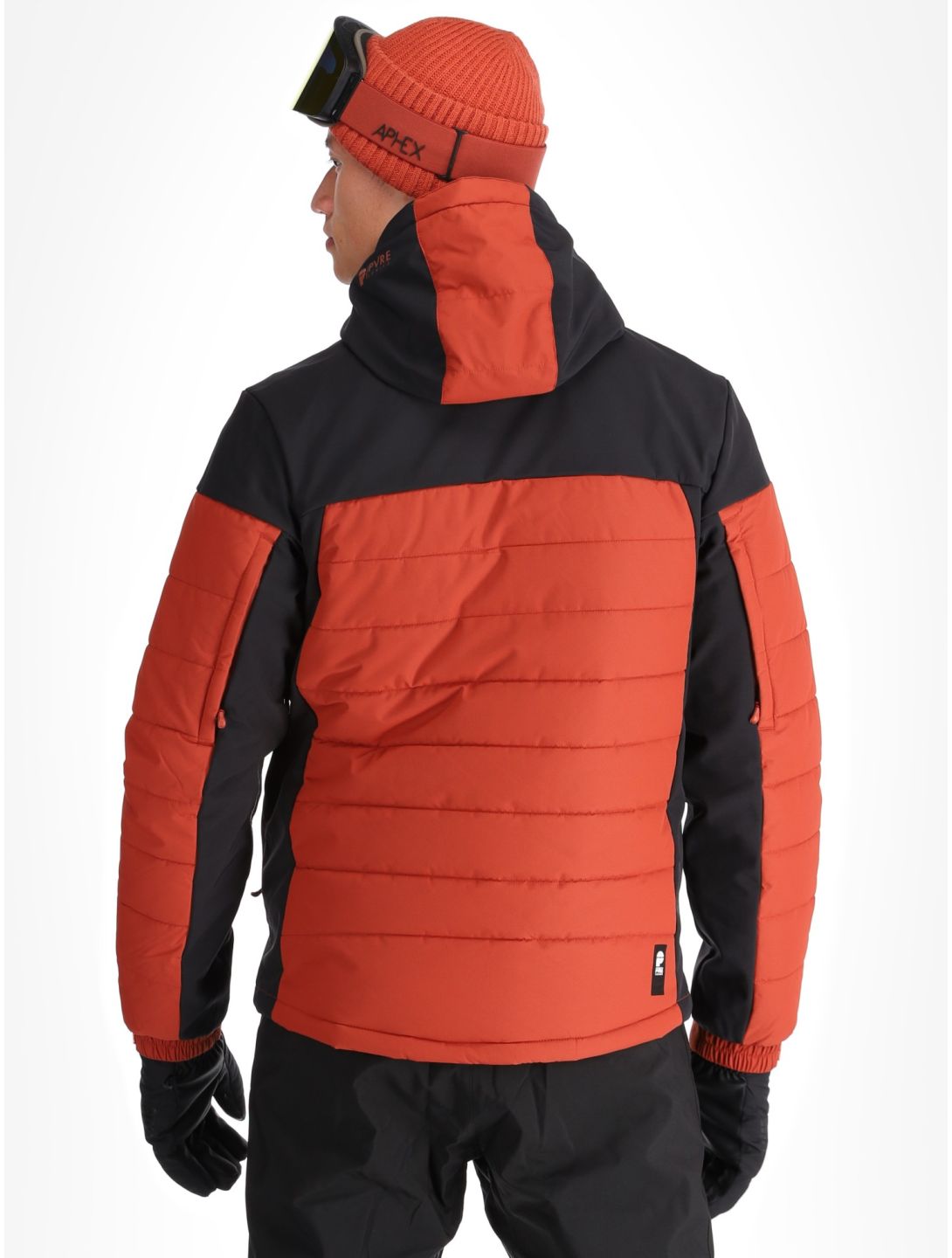 Protest, PRTMOUNT24 ski-jas heren Barn Red rood 