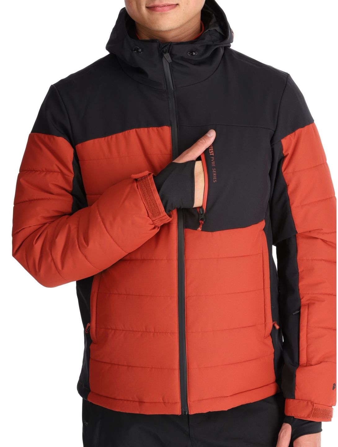 Protest, PRTMOUNT24 ski-jas heren Barn Red rood 