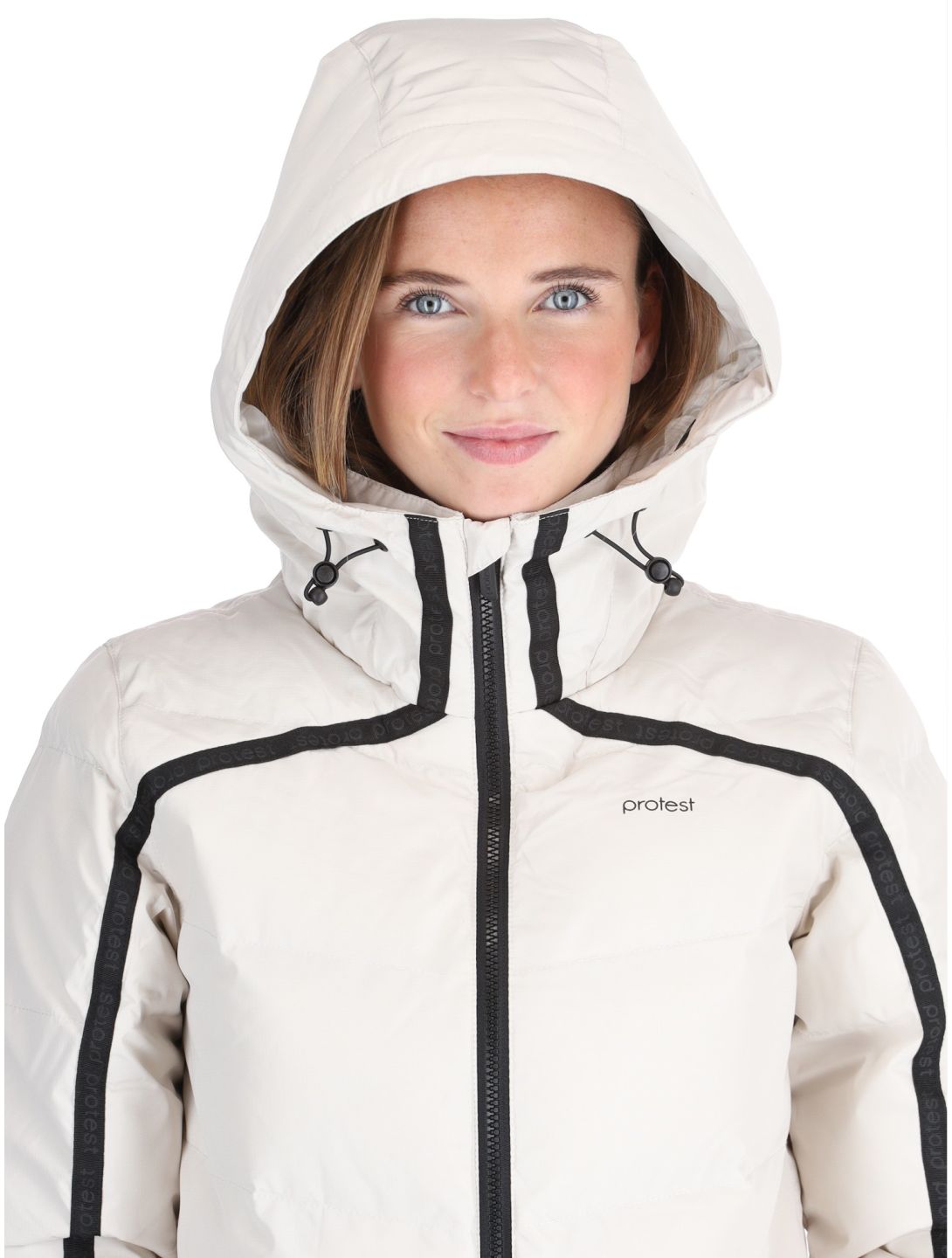 Protest, PRTONYX ski-jas dames Kitoff White wit 