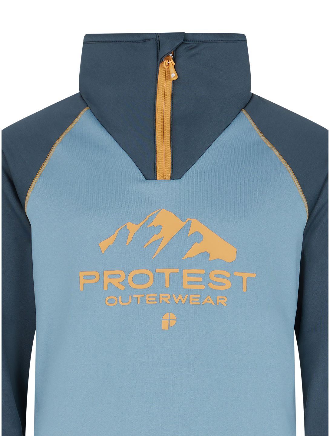 Protest, PRTRAF JR 1/4 zip skipully kinderen Steel Blue blauw 