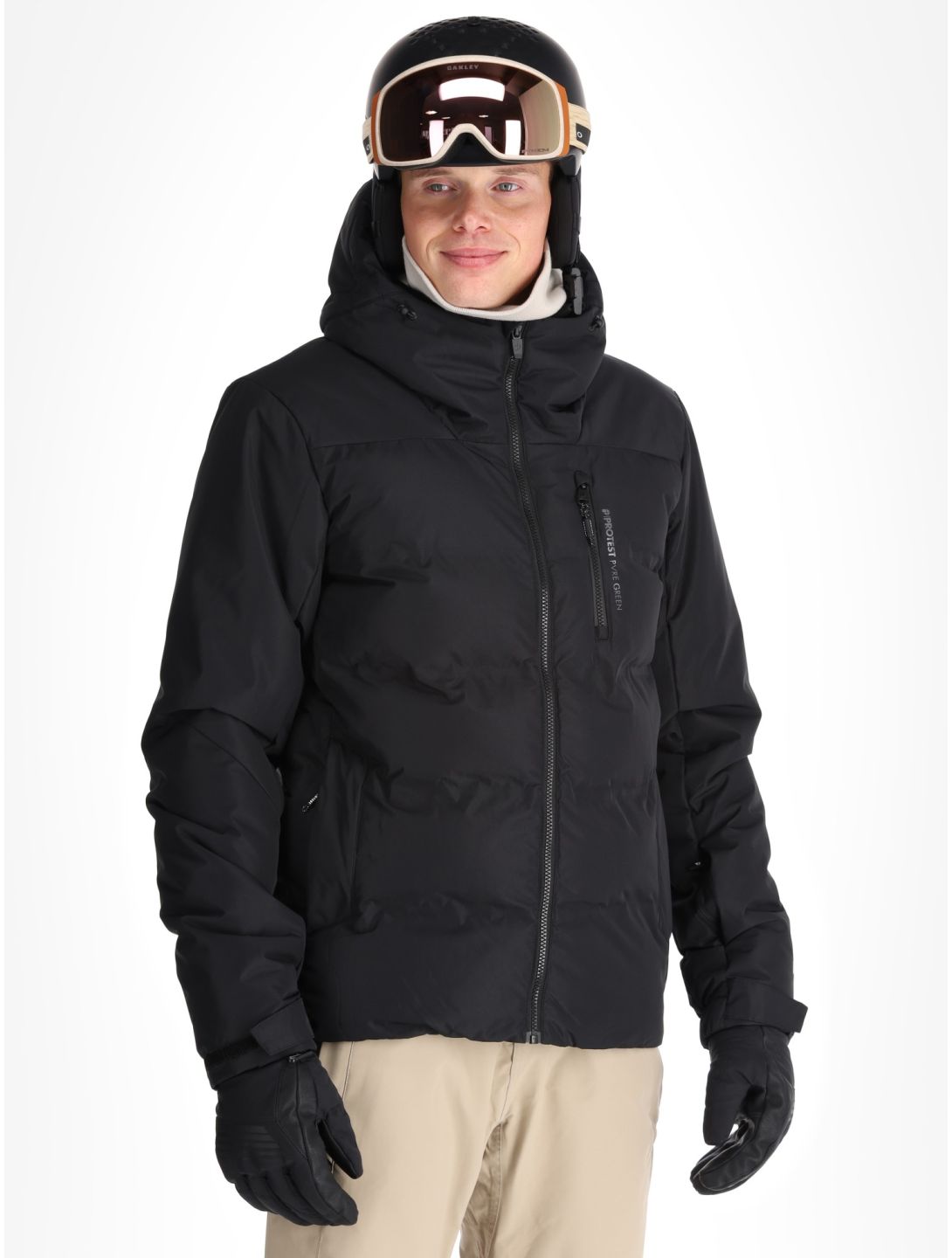 Protest, PRTSUPERIOR24 ski-jas heren True Black zwart 